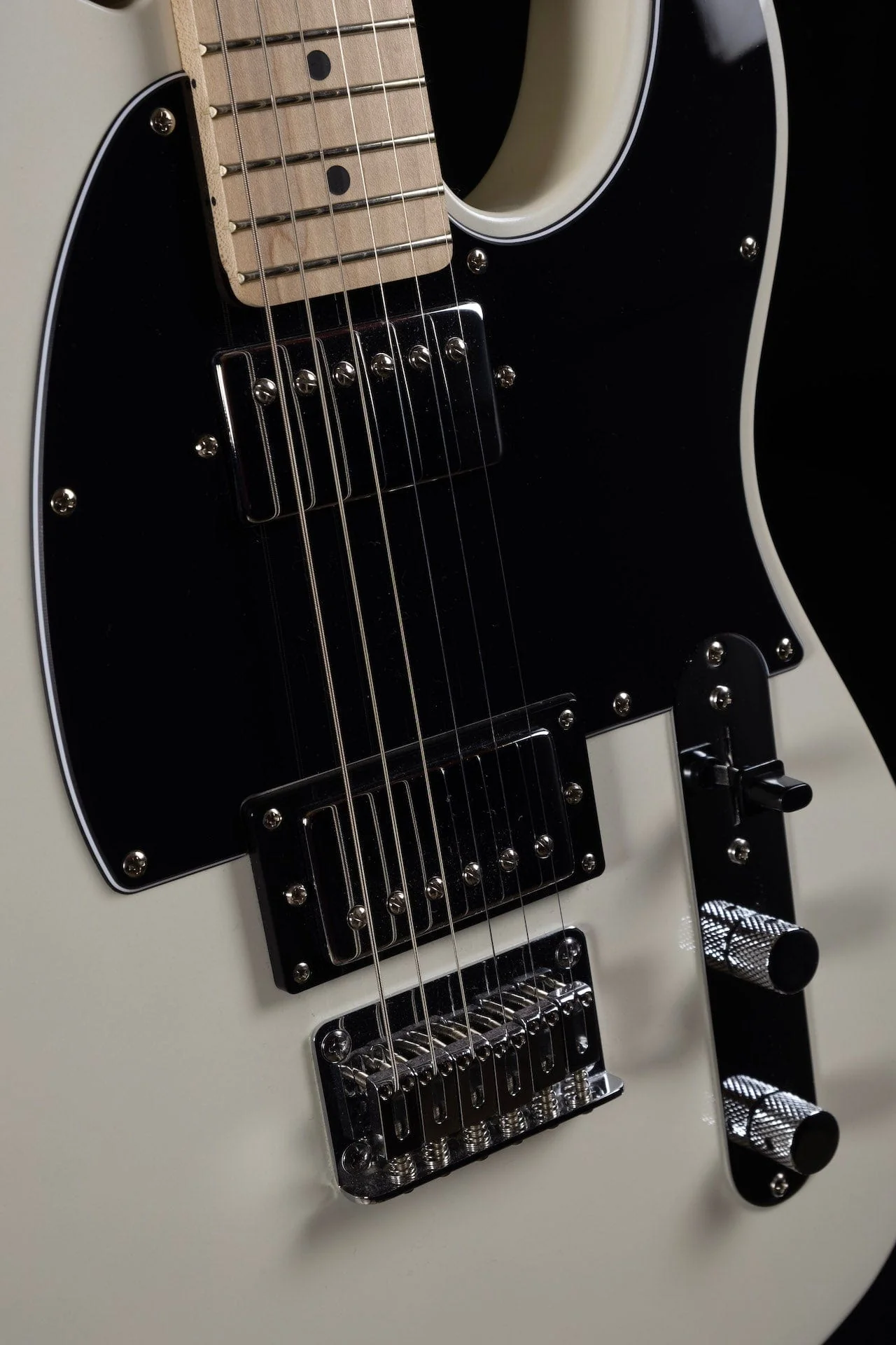Used Squier Contemporary Tele HH Pearl White - Image 6