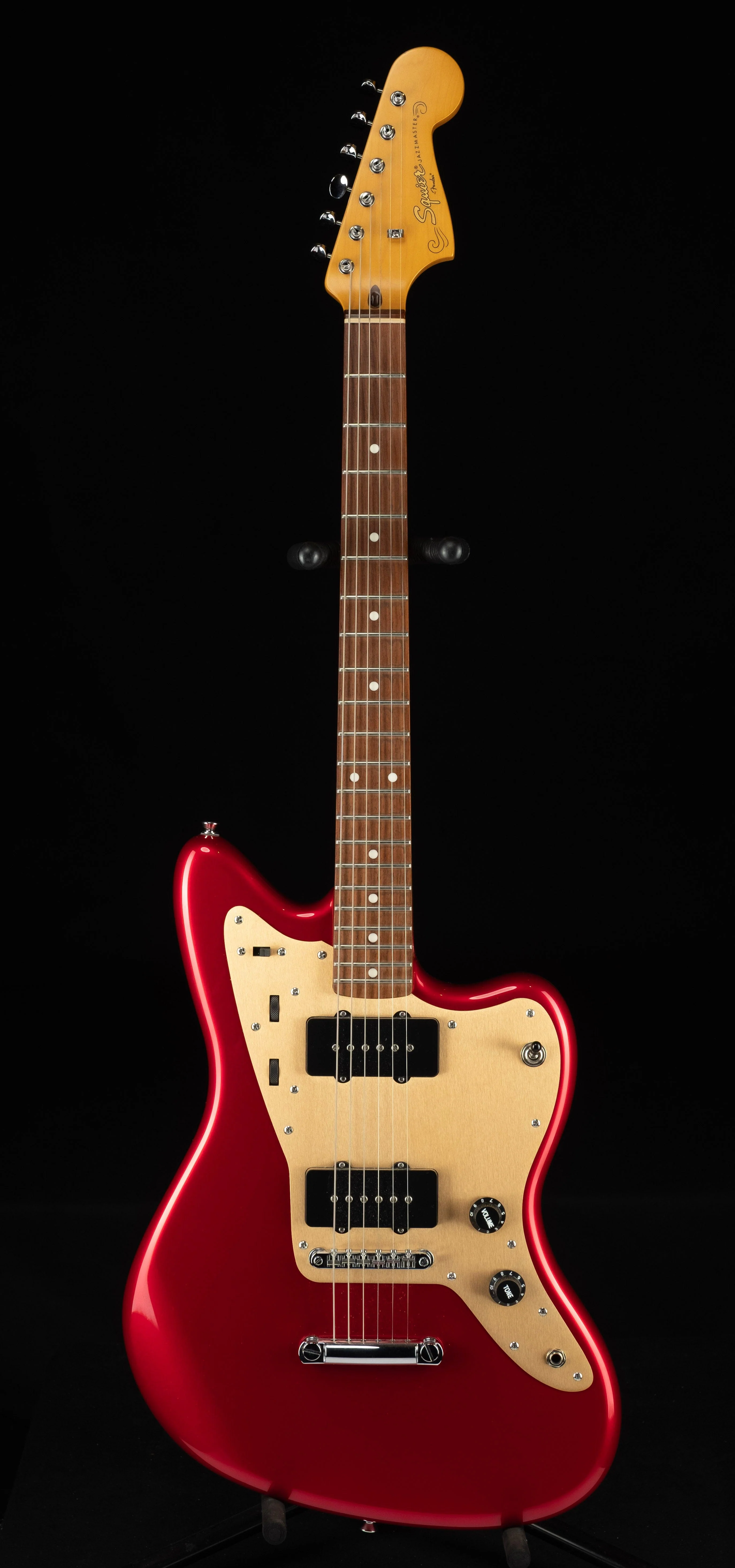 Used Squier Deluxe Jazzmaster ST Candy Apple Red - Image 2