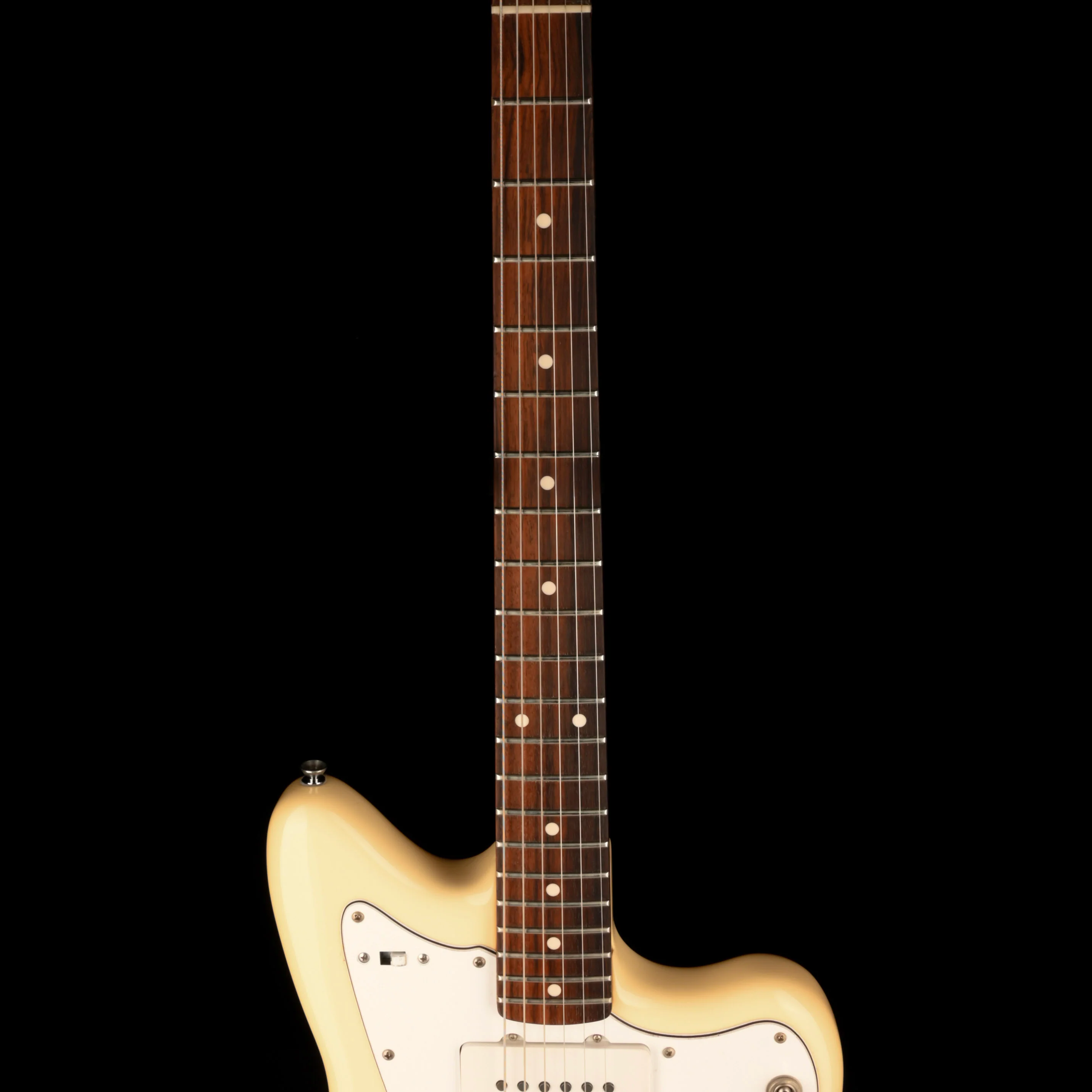 Used Squier J Mascis Jazzmaster Vintage White Electric Guitar - Image 8