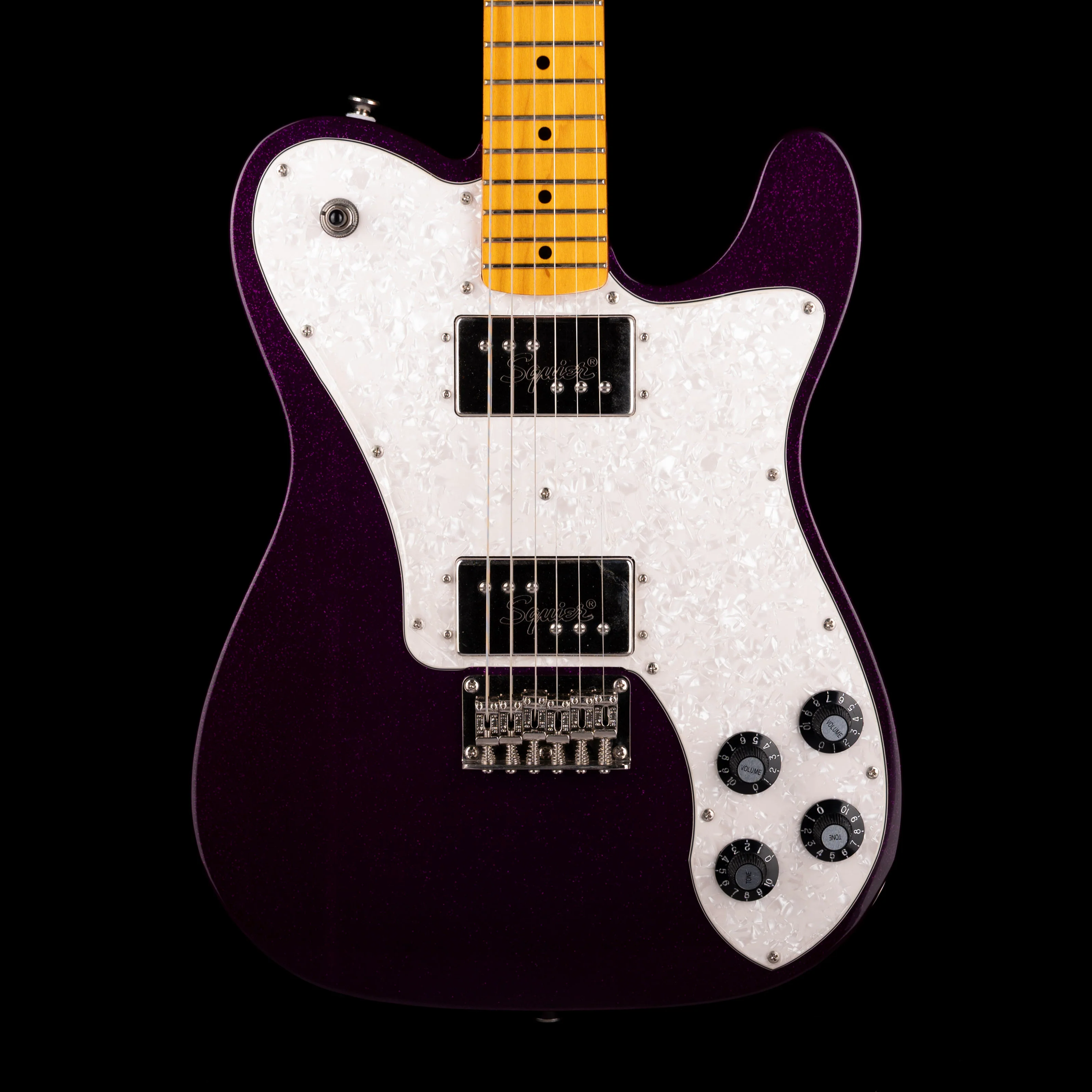 Used Squier Limited Edition Classic Vibe Telecaster Deluxe Purple Sparkle With Gig Bag