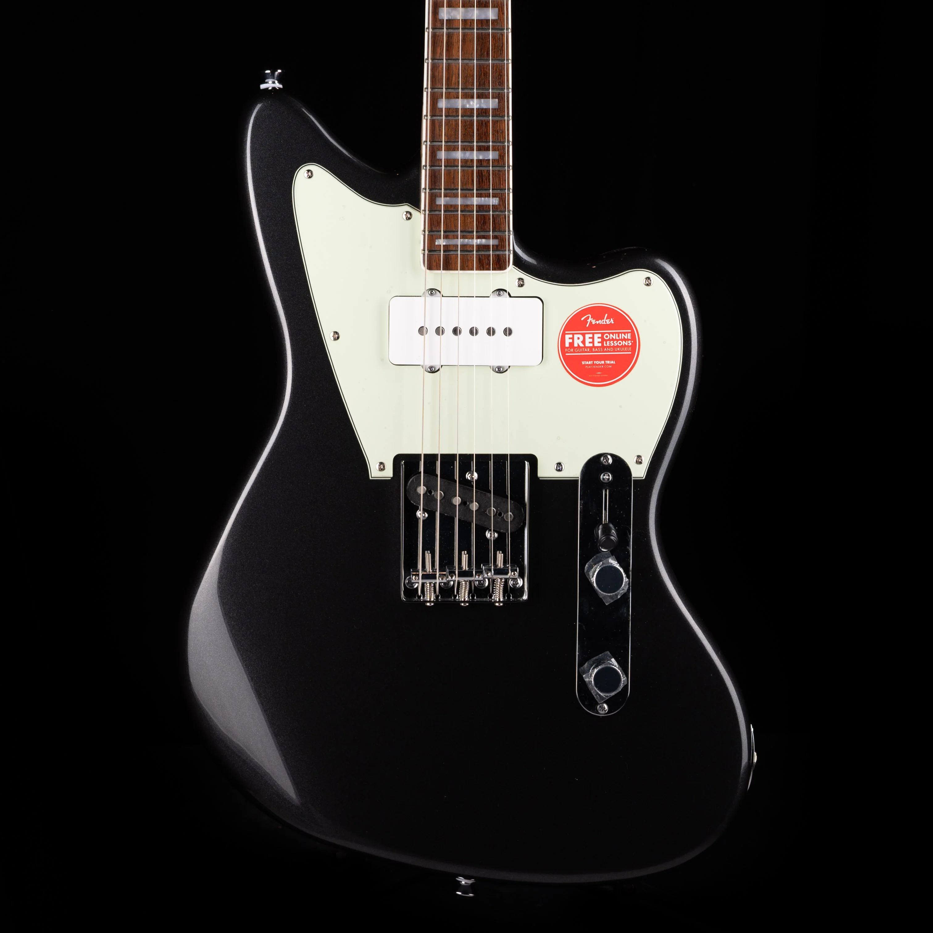 Used Squier Limited Edition Paranormal Offset Telecaster Charcoal Frost Metallic