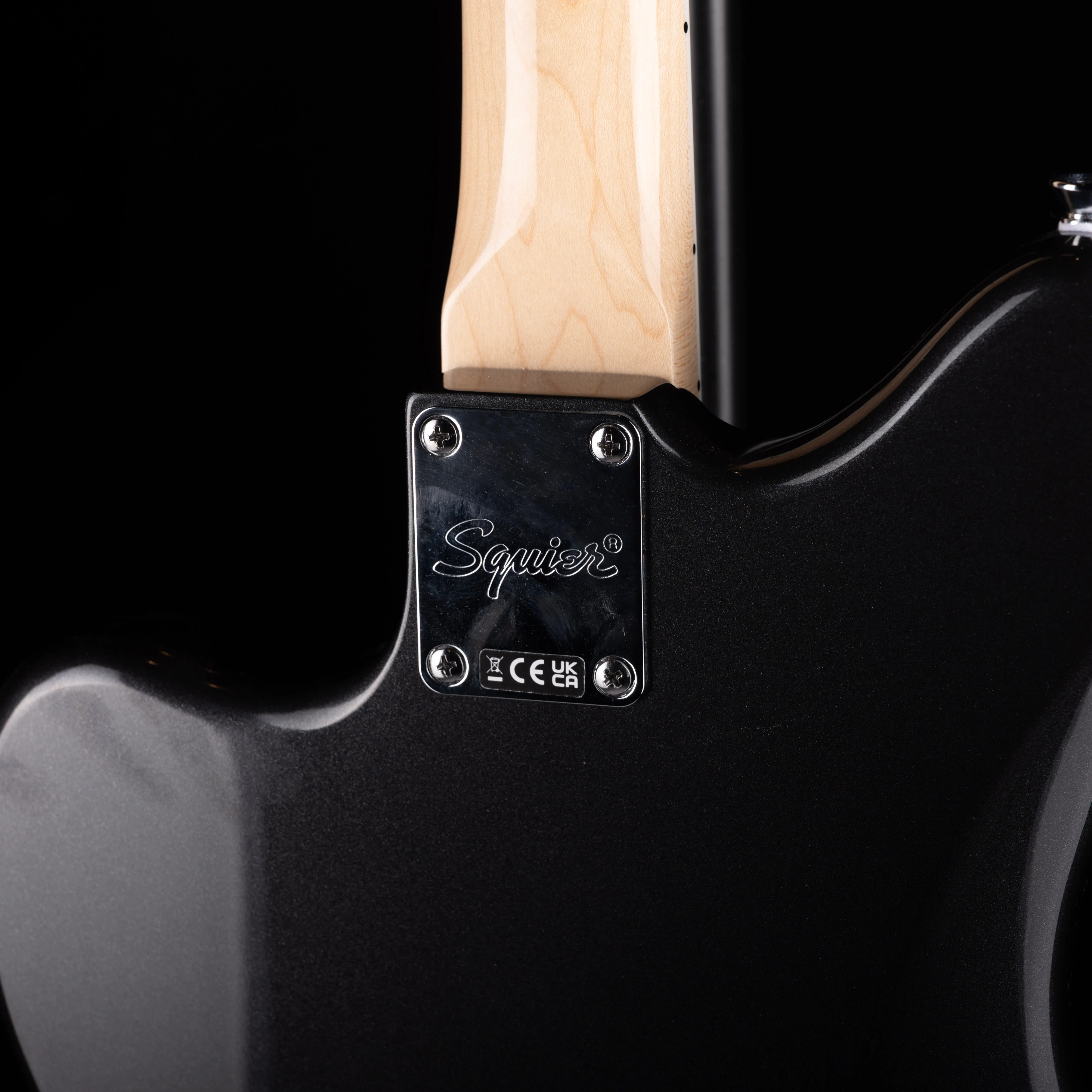 Used Squier Limited Edition Paranormal Offset Telecaster Charcoal Frost Metallic - Image 6