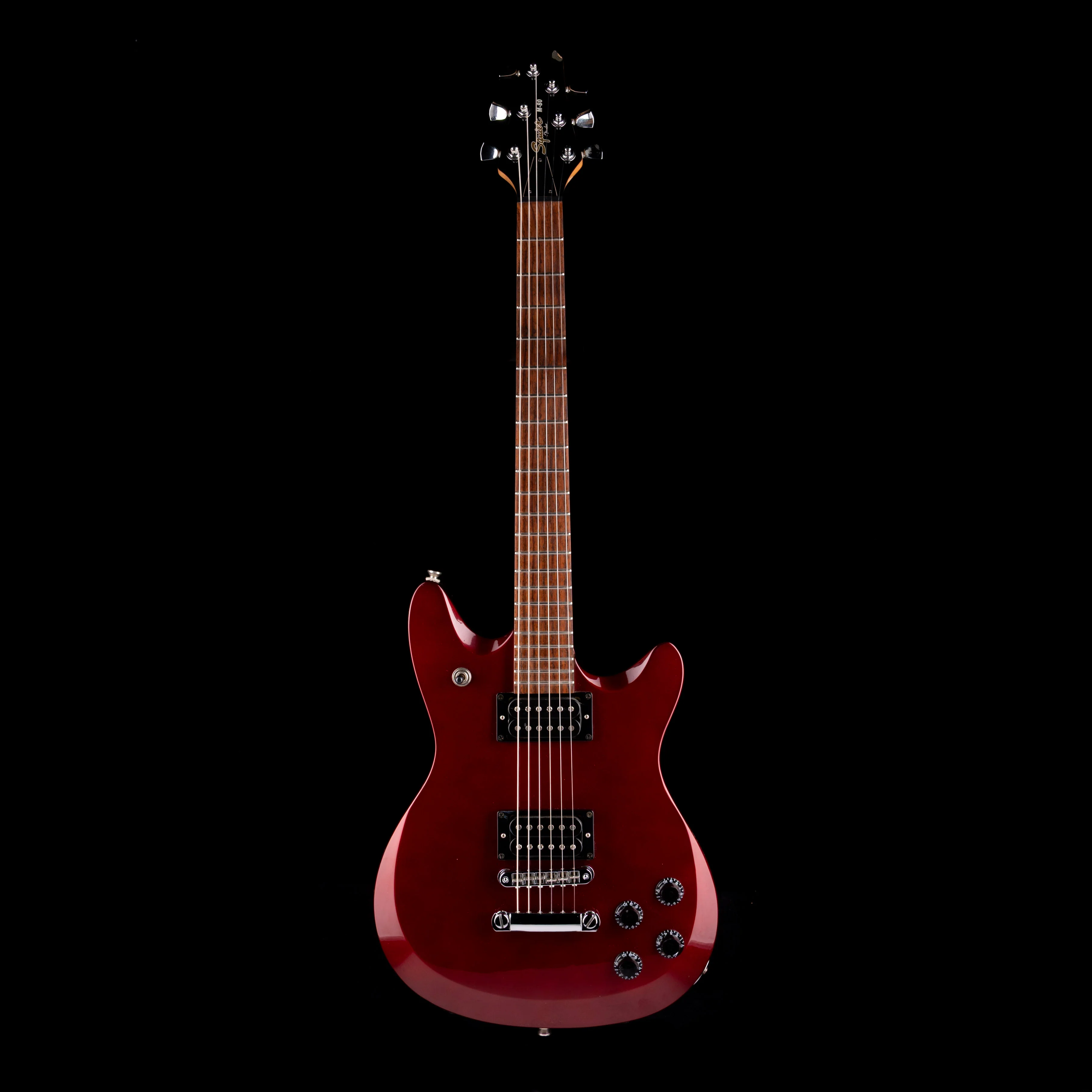 Used Squier M-80 Red Electric Guitar - Image 2