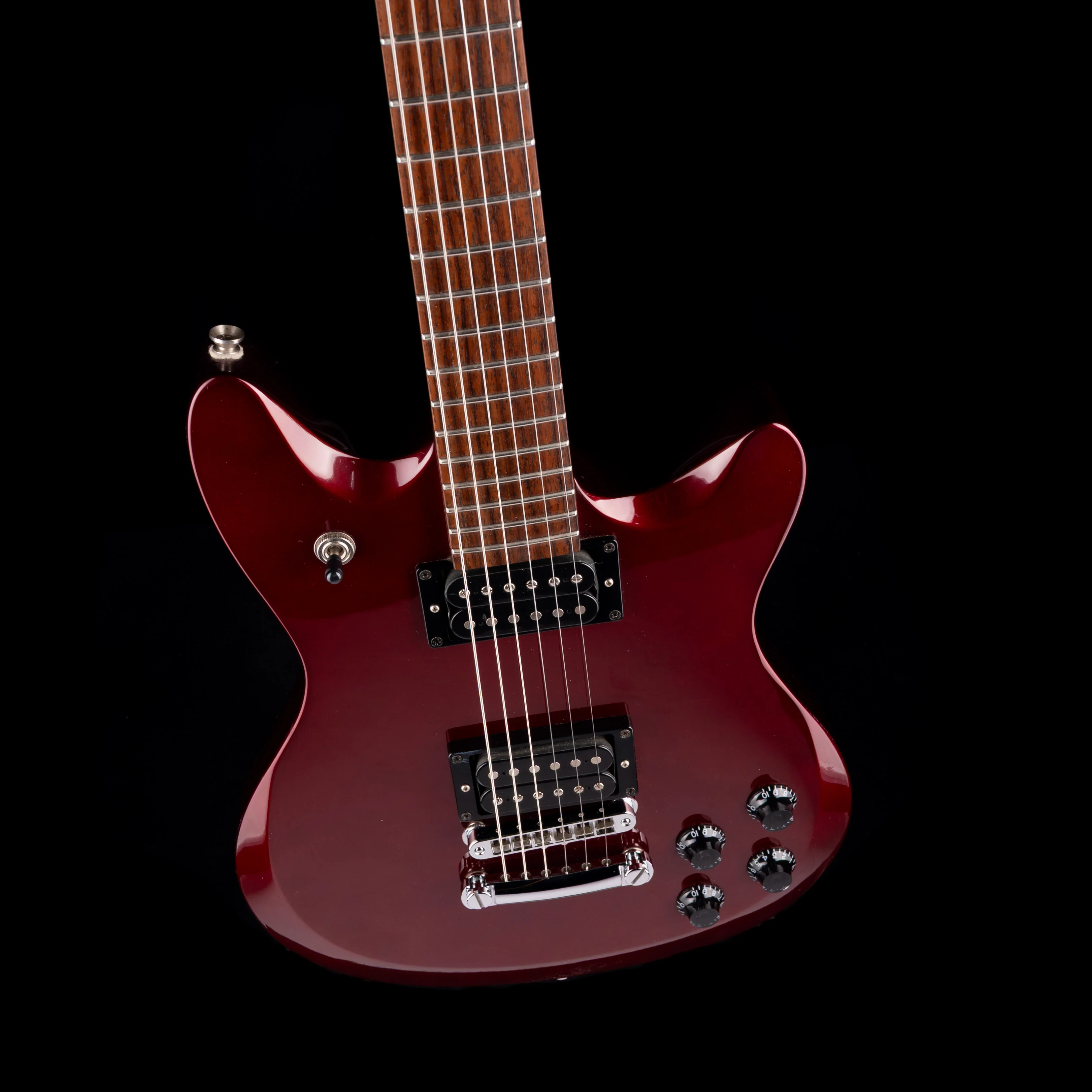 Used Squier M-80 Red Electric Guitar - Image 3