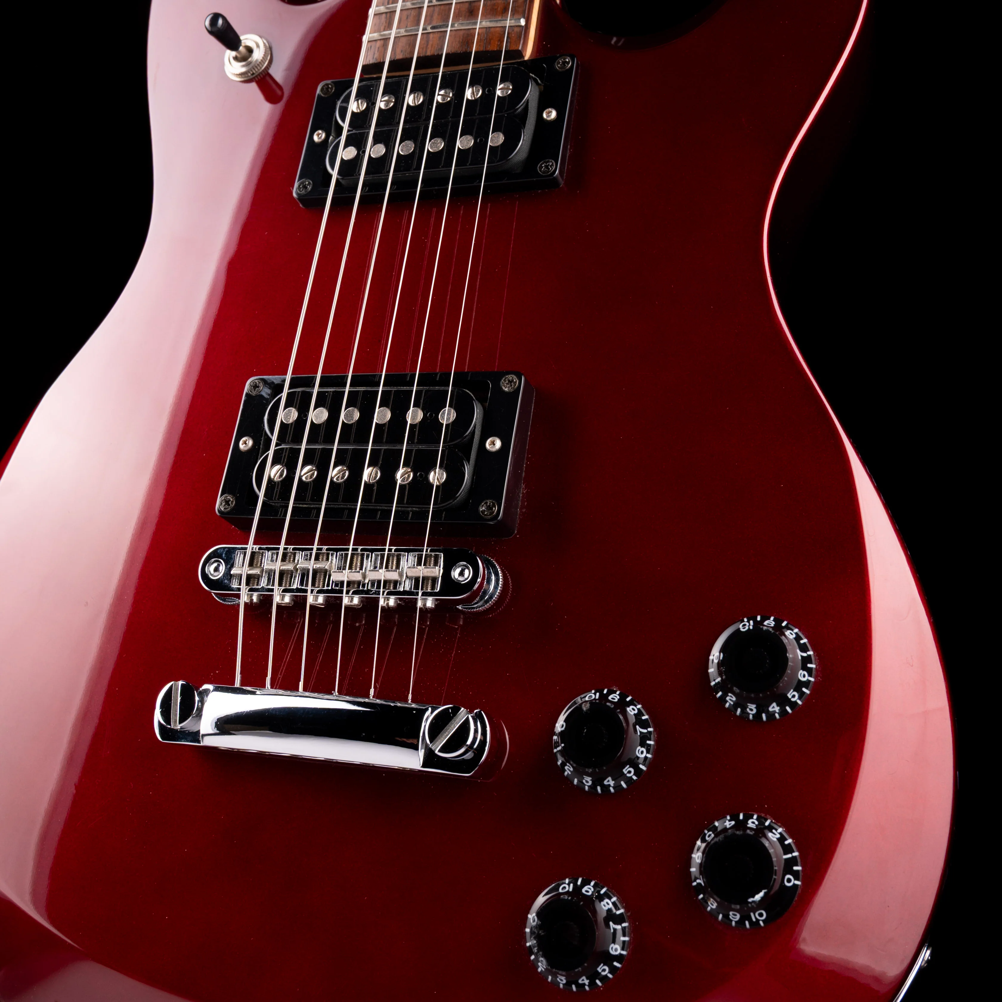 Used Squier M-80 Red Electric Guitar - Image 5