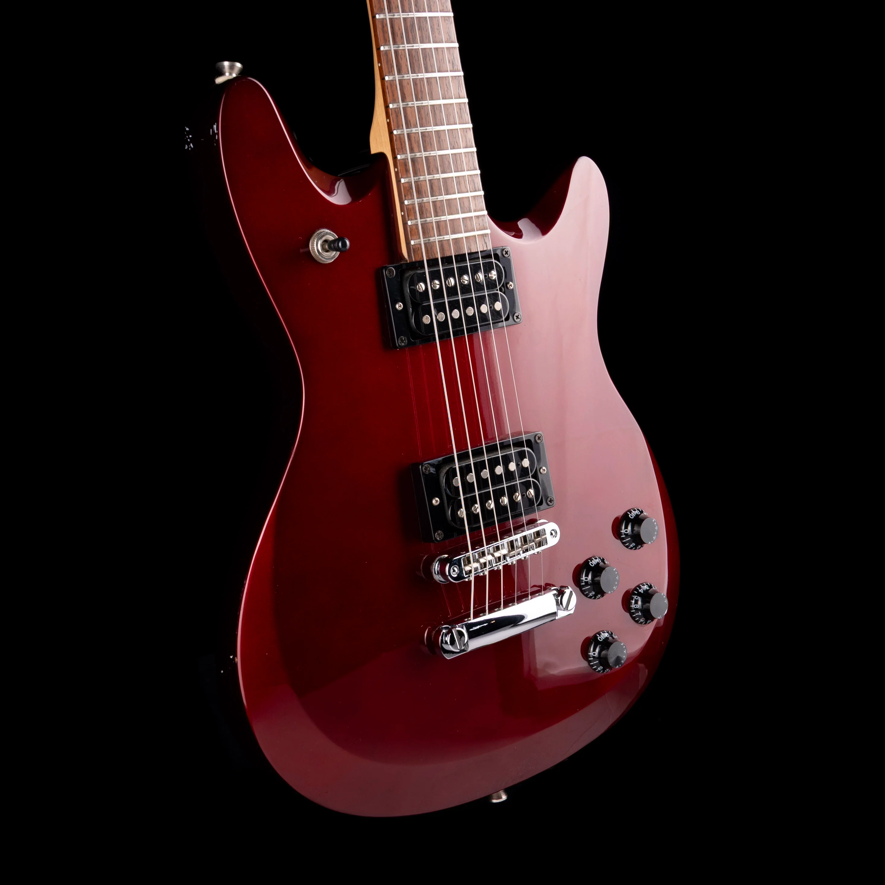 Used Squier M-80 Red Electric Guitar - Image 6
