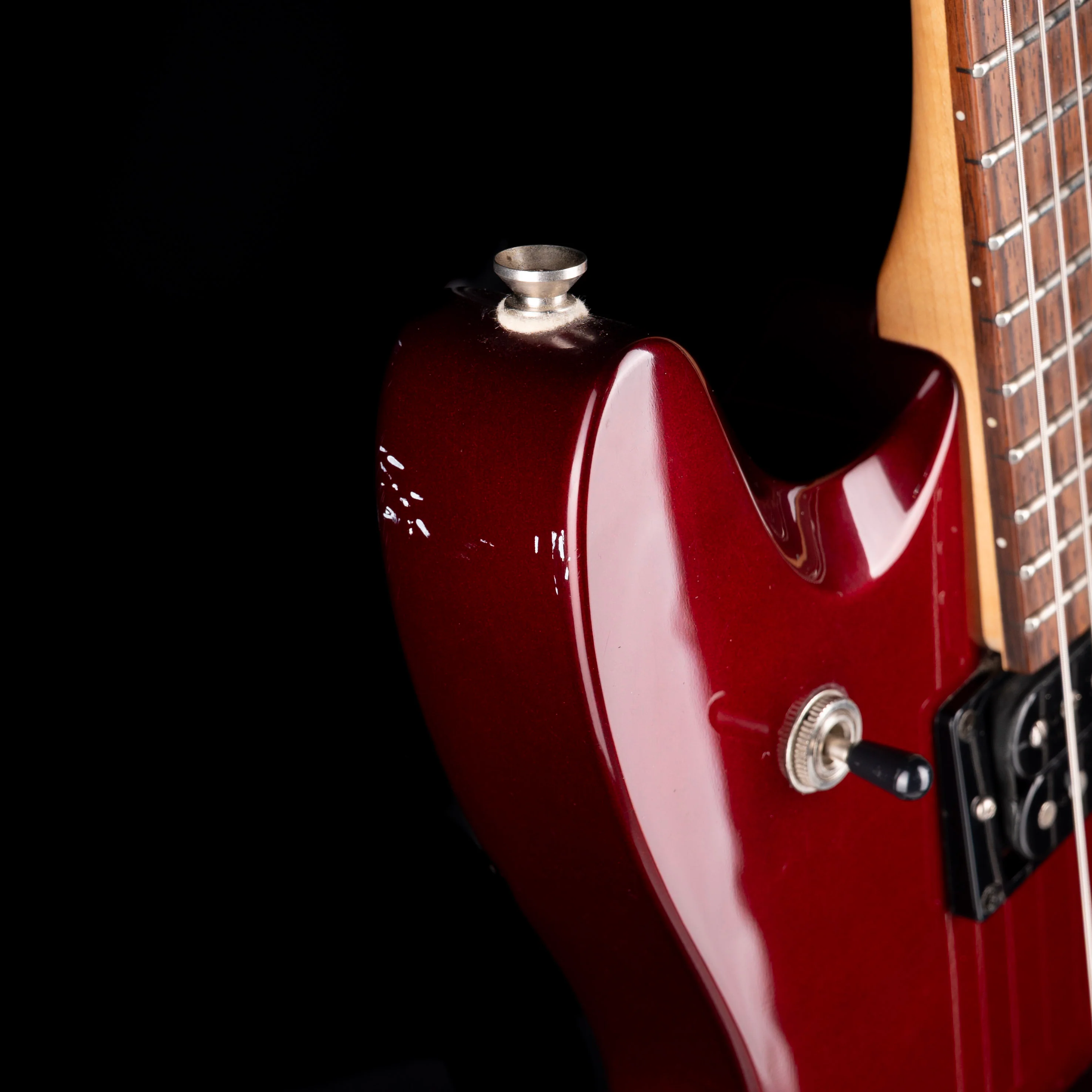Used Squier M-80 Red Electric Guitar - Image 7