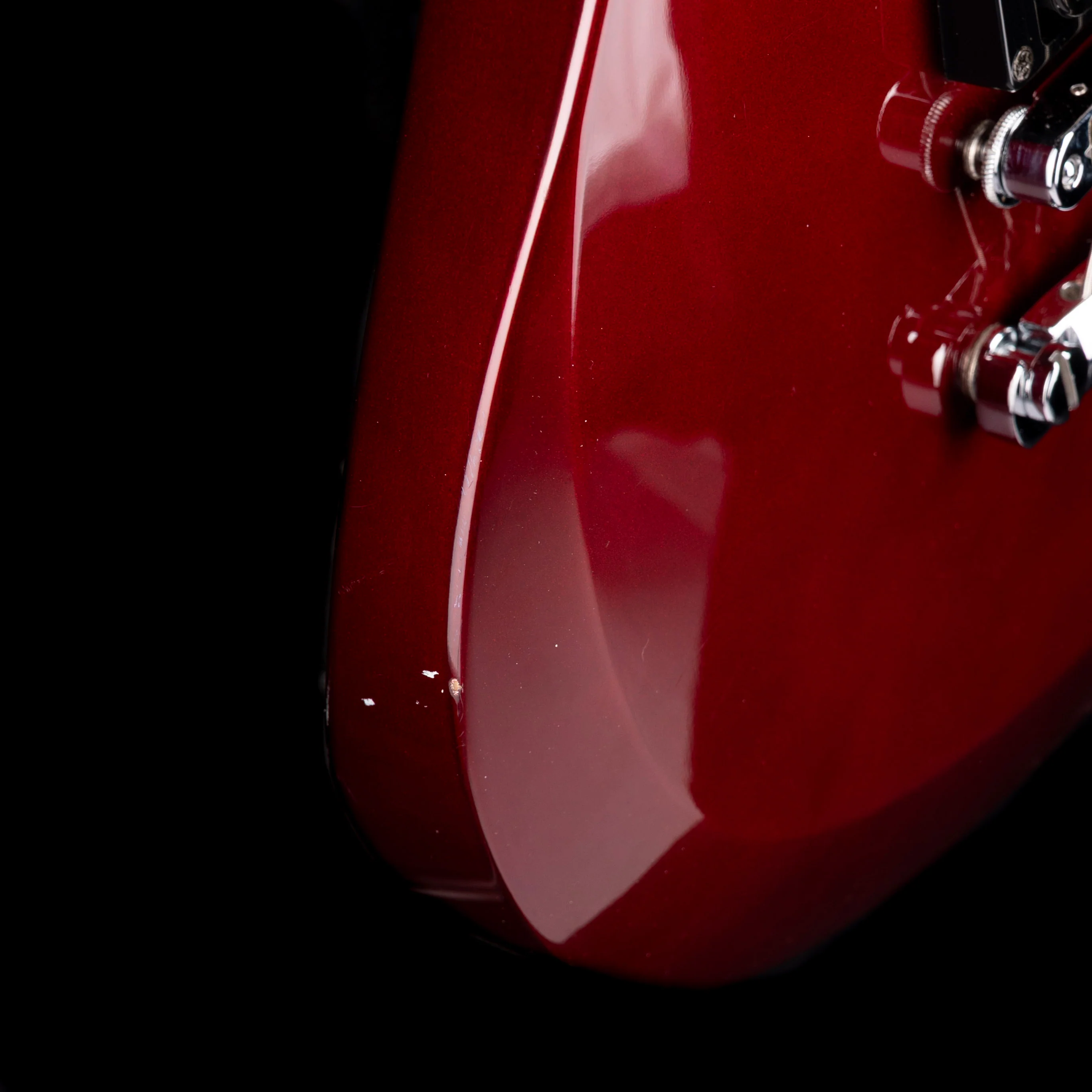 Used Squier M-80 Red Electric Guitar - Image 8
