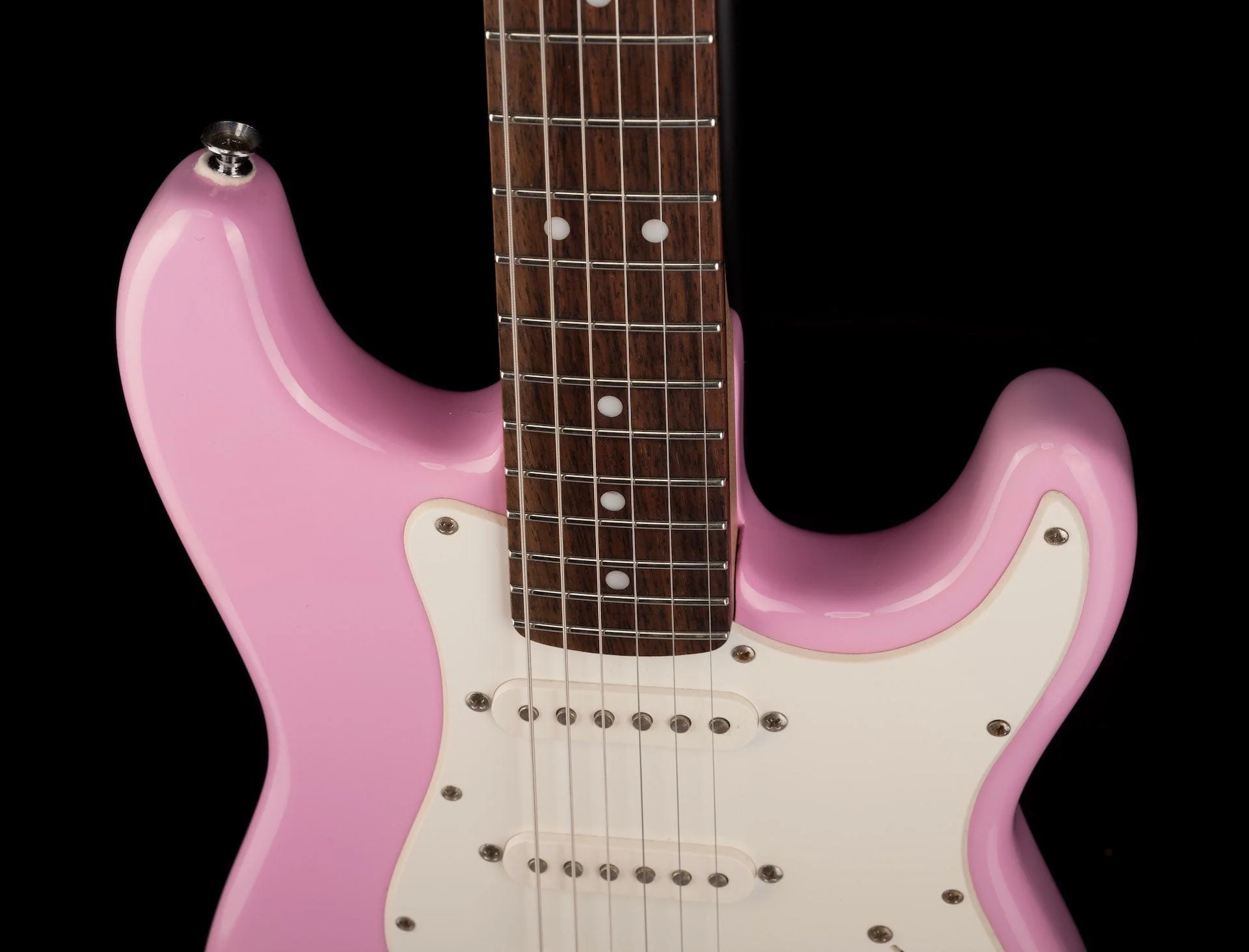 Used Squier Mini Strat Pink - Image 3