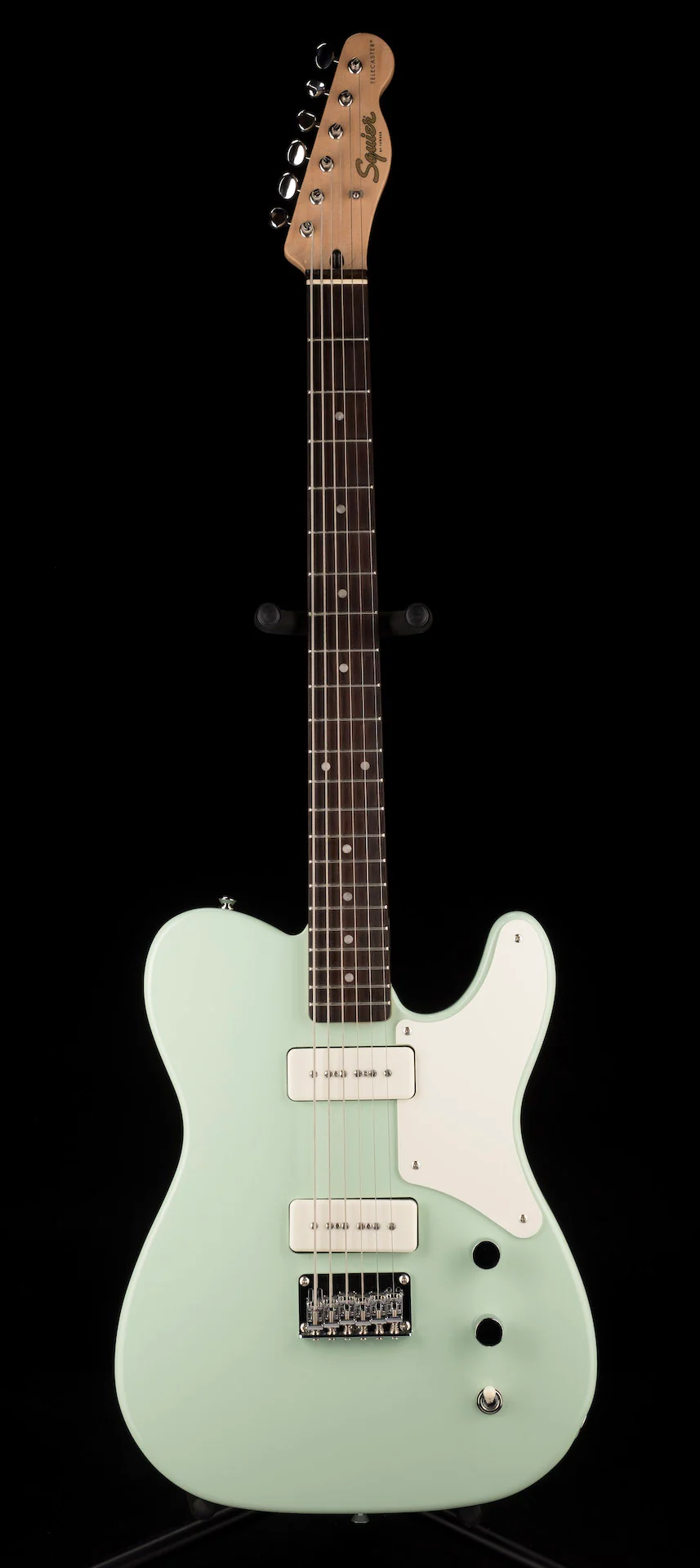 Used Squier Paranormal Baritone Cabronita Telecaster Surf Green - Image 2
