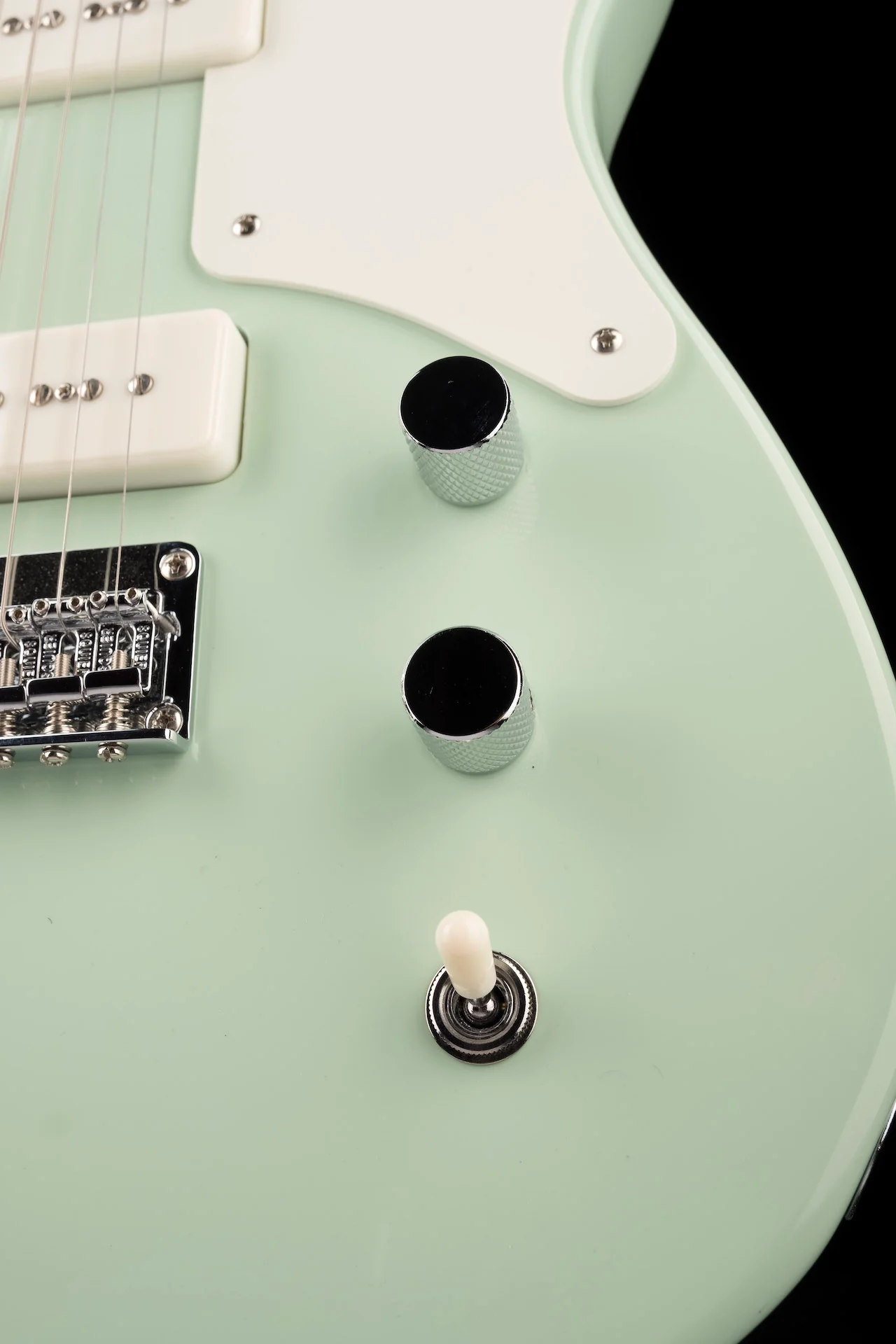 Used Squier Paranormal Baritone Cabronita Telecaster Surf Green - Image 8