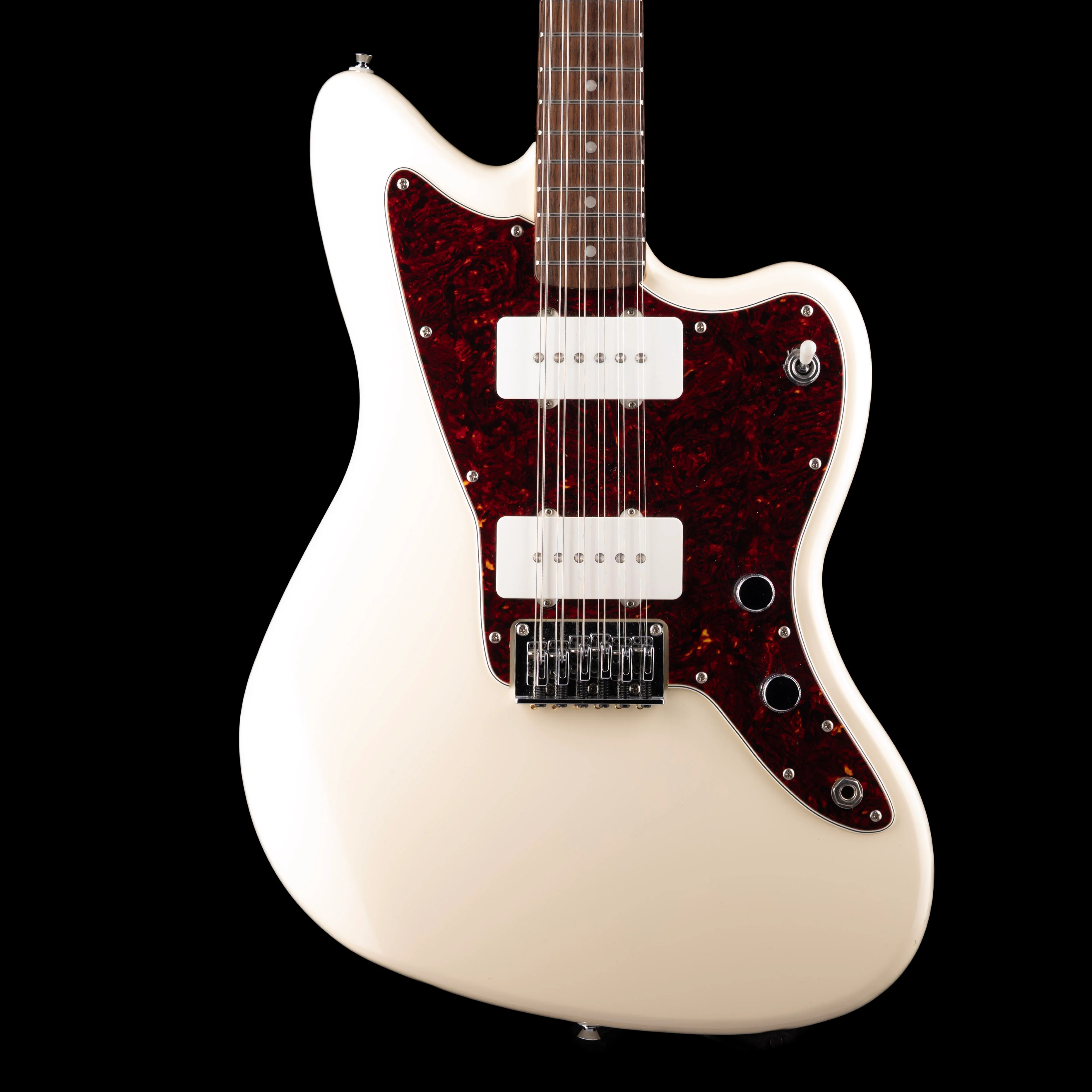Used Squier Paranormal Jazzmaster XII Olympic White