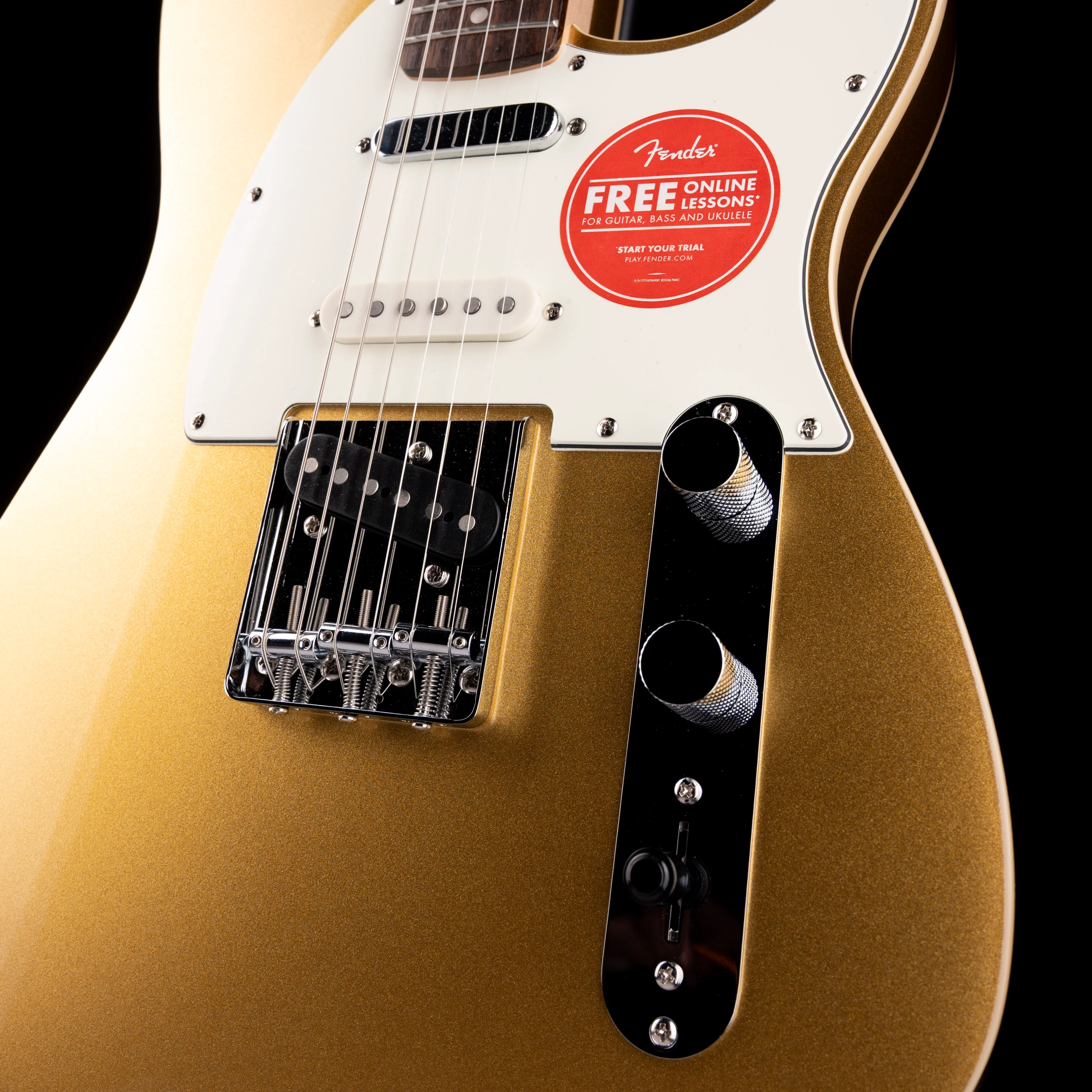 Used Squier Paranormal Nashville Stratocaster Aztec Gold - Image 4