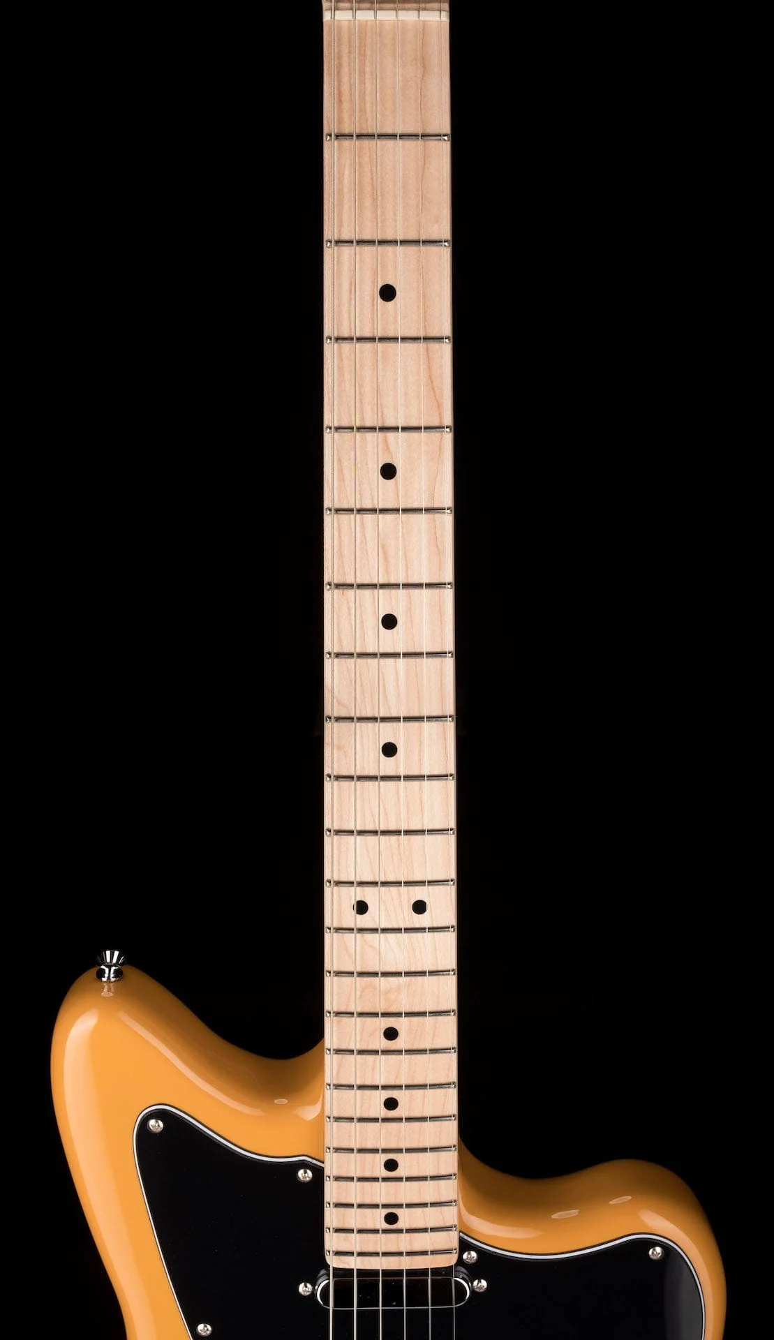 Used Squier Paranormal Offset Telecaster Black Pickguard Butterscotch Blonde - Image 11