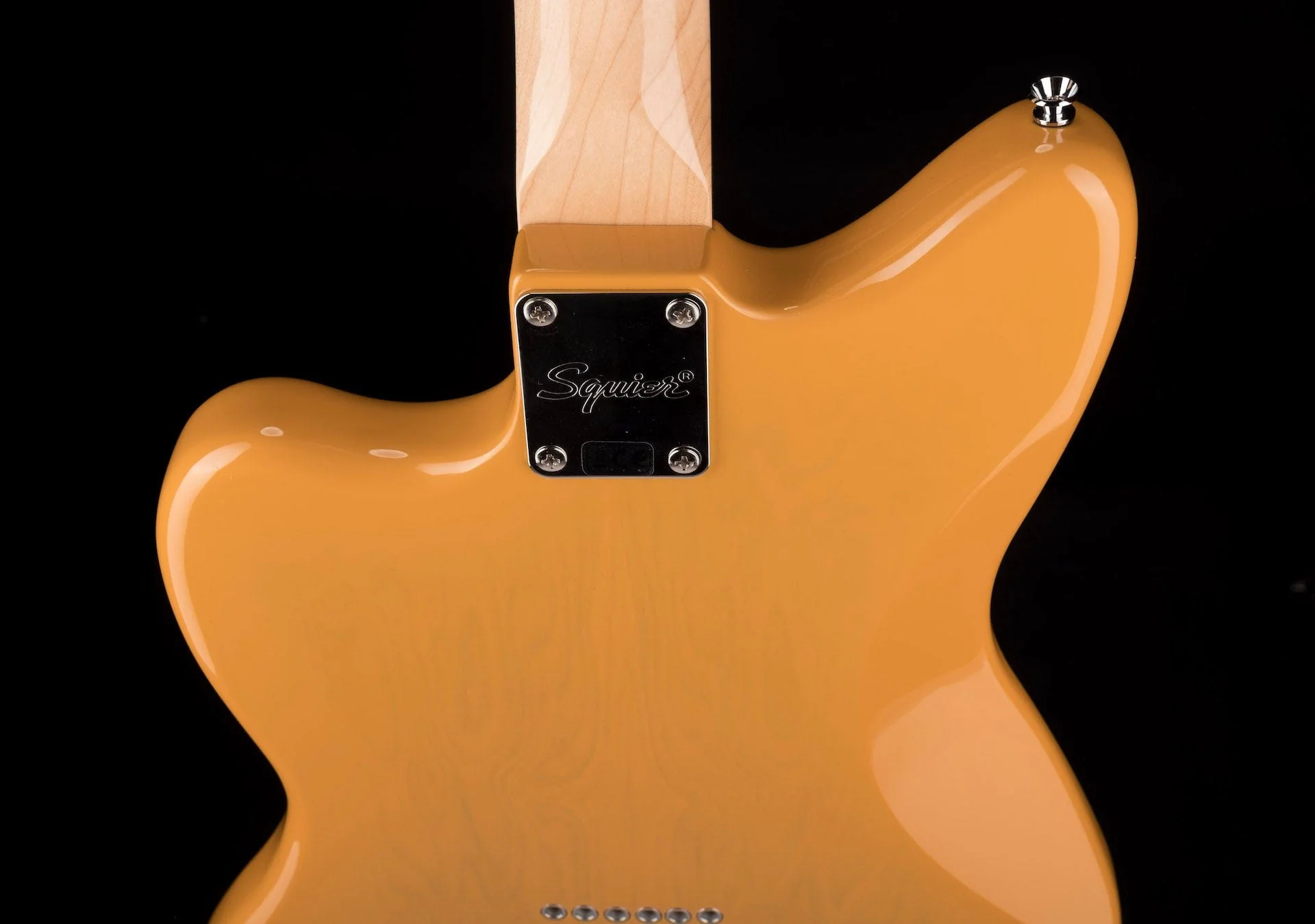 Used Squier Paranormal Offset Telecaster Black Pickguard Butterscotch Blonde - Image 14