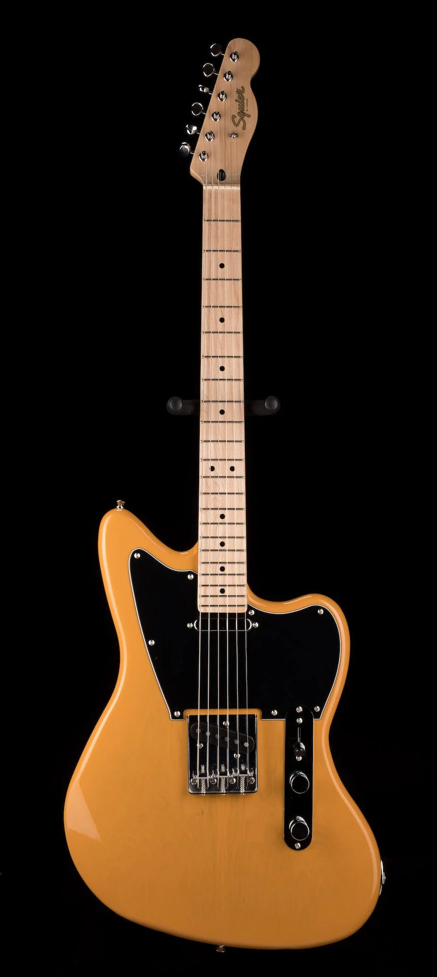 Used Squier Paranormal Offset Telecaster Black Pickguard Butterscotch Blonde - Image 2