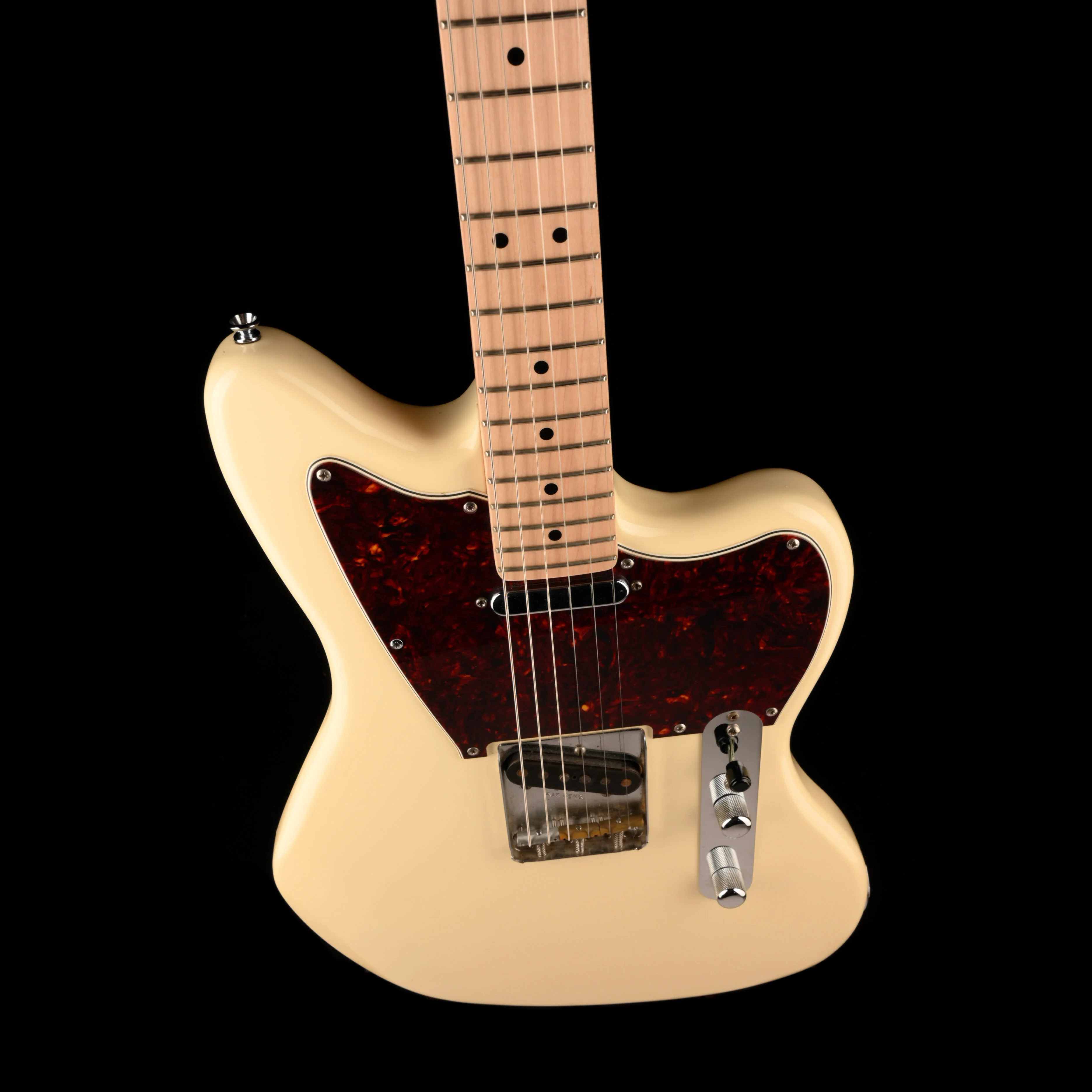 Used Squier Paranormal Offset Telecaster Maple Neck Olympic White - Image 3