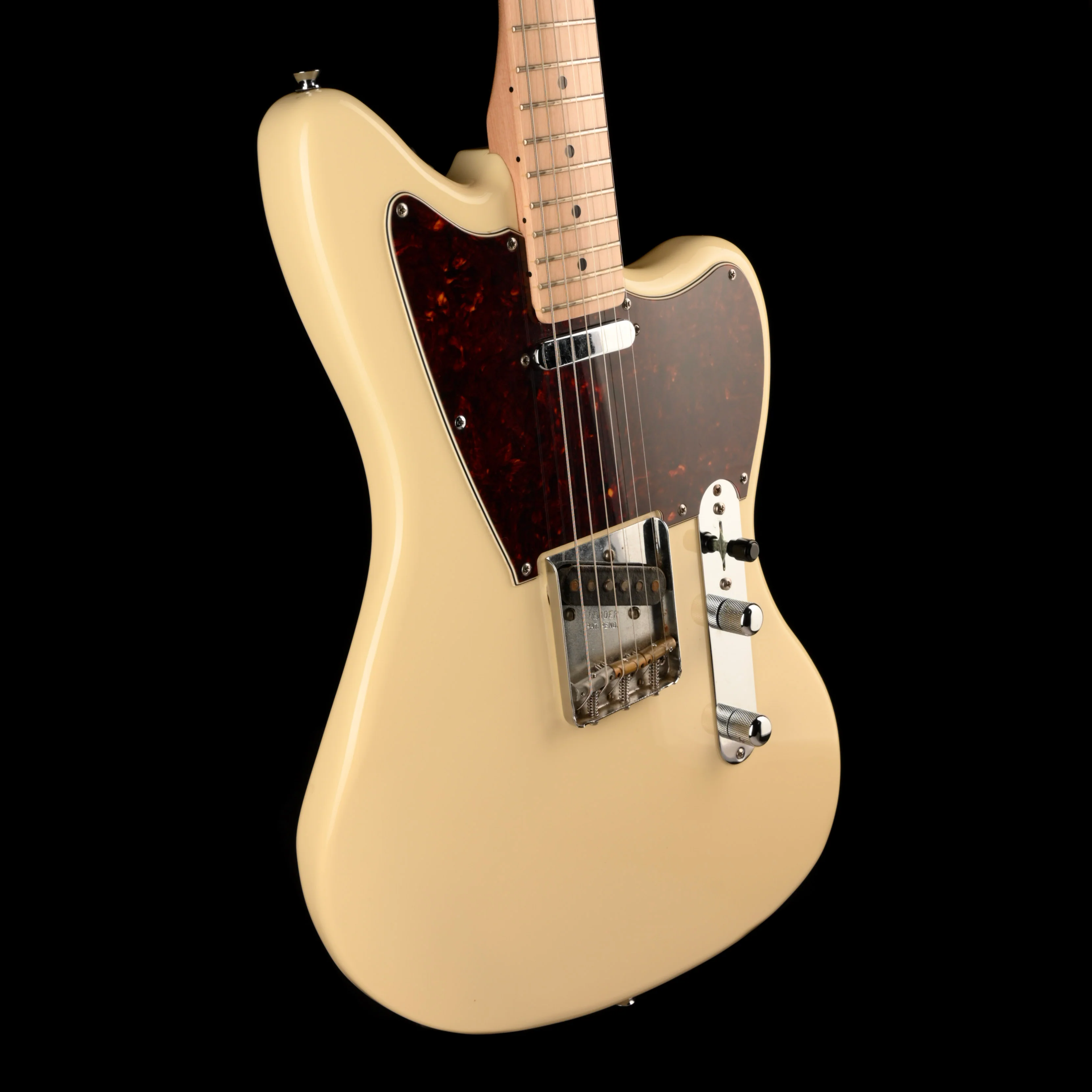 Used Squier Paranormal Offset Telecaster Maple Neck Olympic White - Image 6
