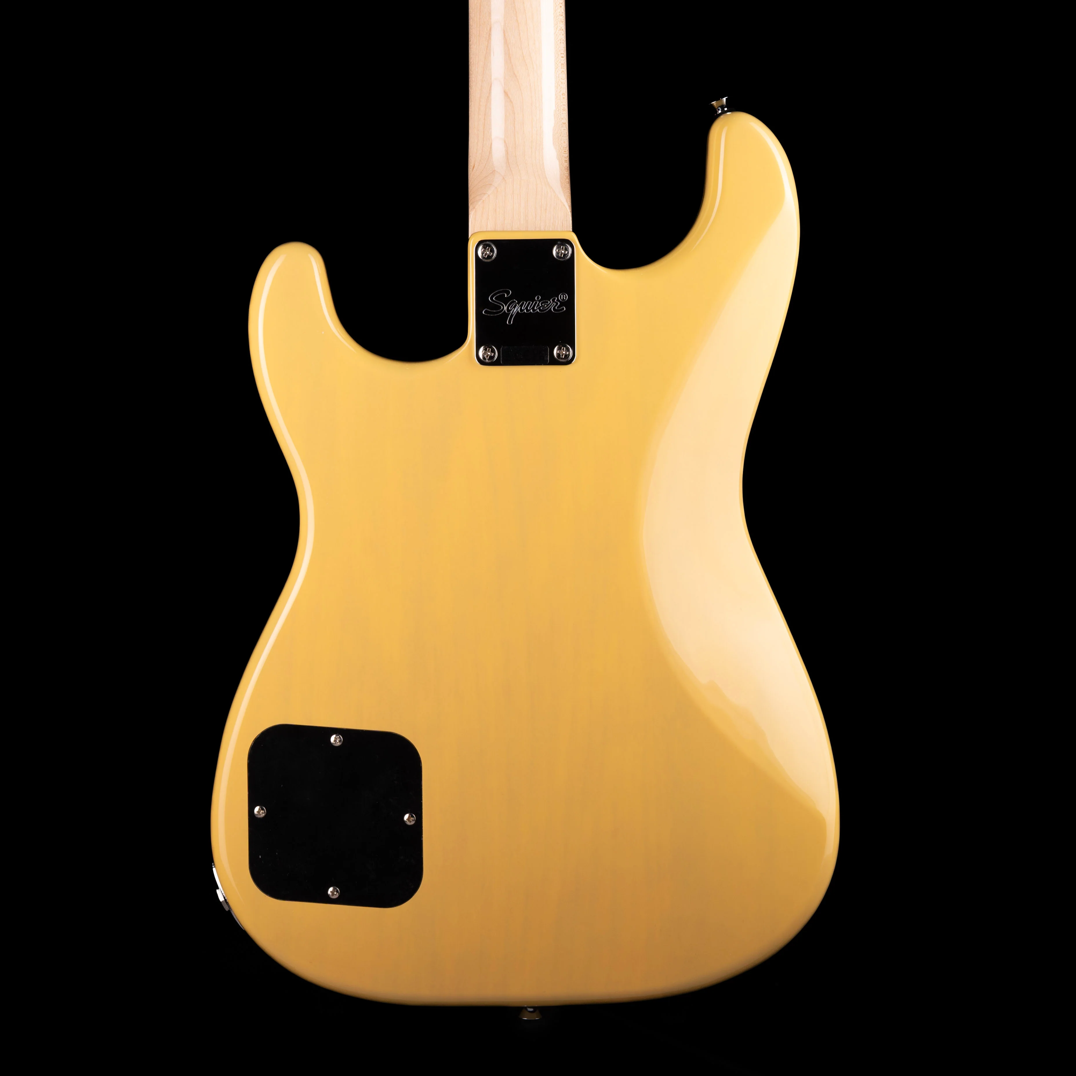Used Squier Paranormal Strat-O-Sonic Vintage Blonde With Gig Bag - Image 6