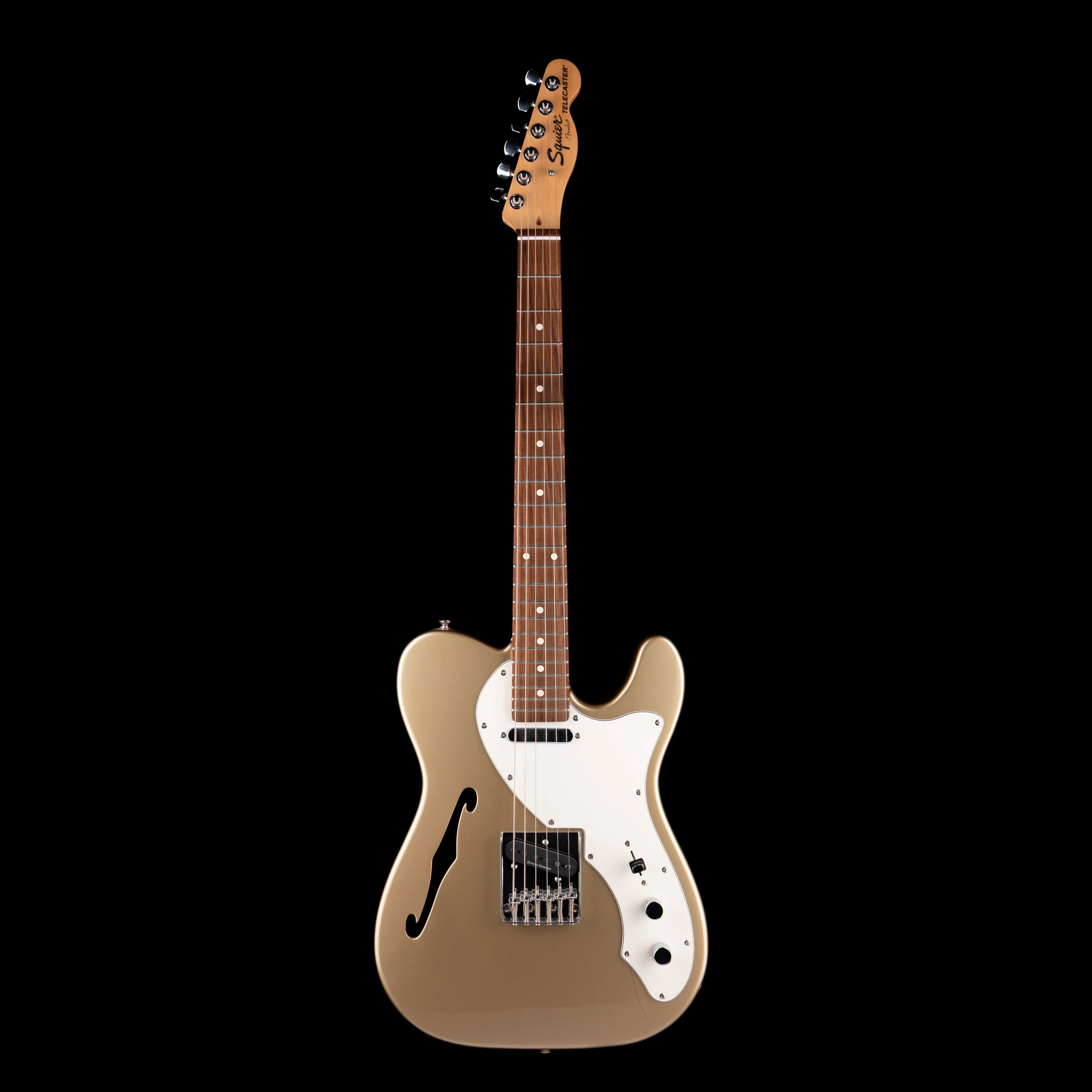 Used Squier Vintage Modified Telecaster Thinline Shoreline Gold - Image 2