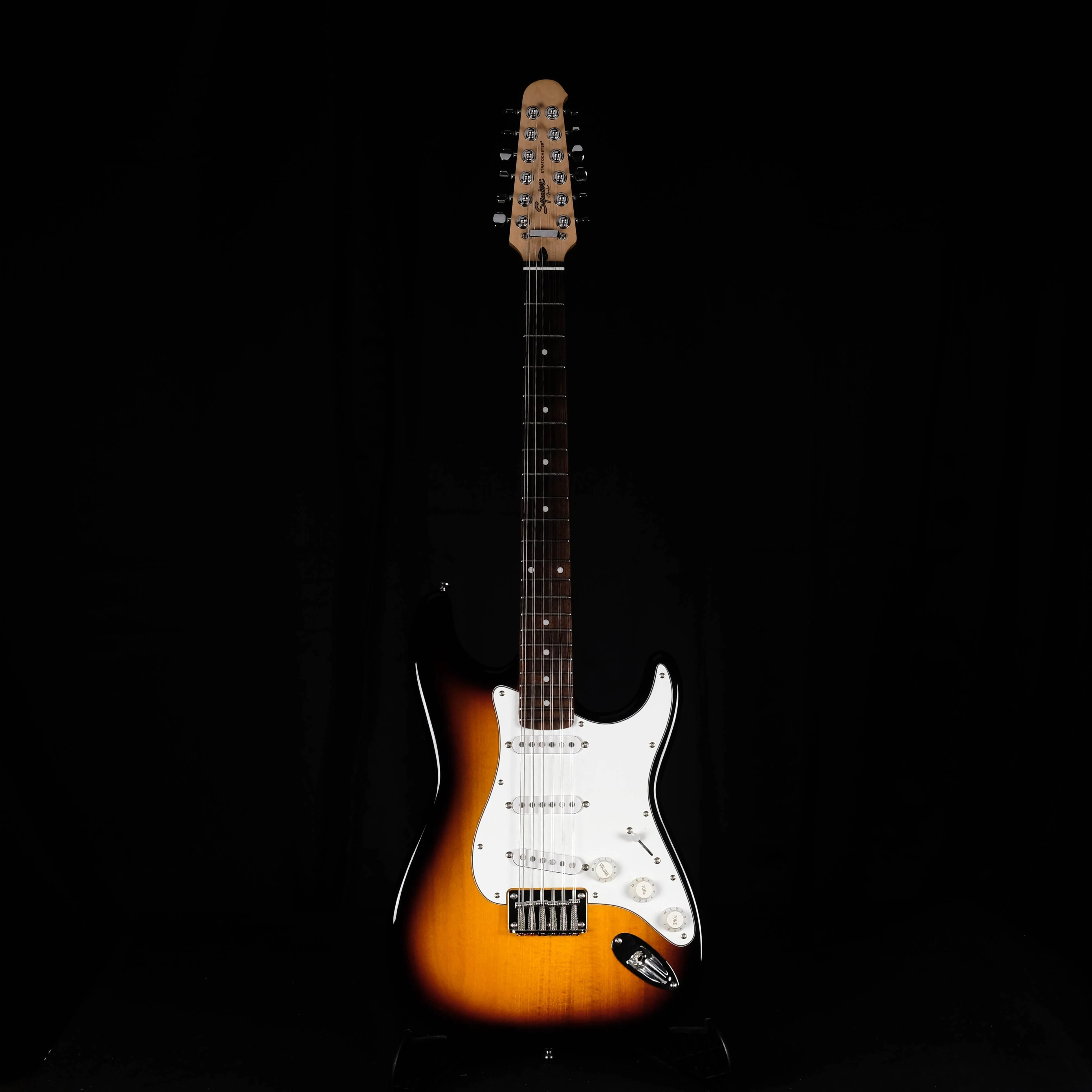 Used Fender Squier XII 12 String Stratocaster Sunburst Electric Guitar Prototype - Image 2