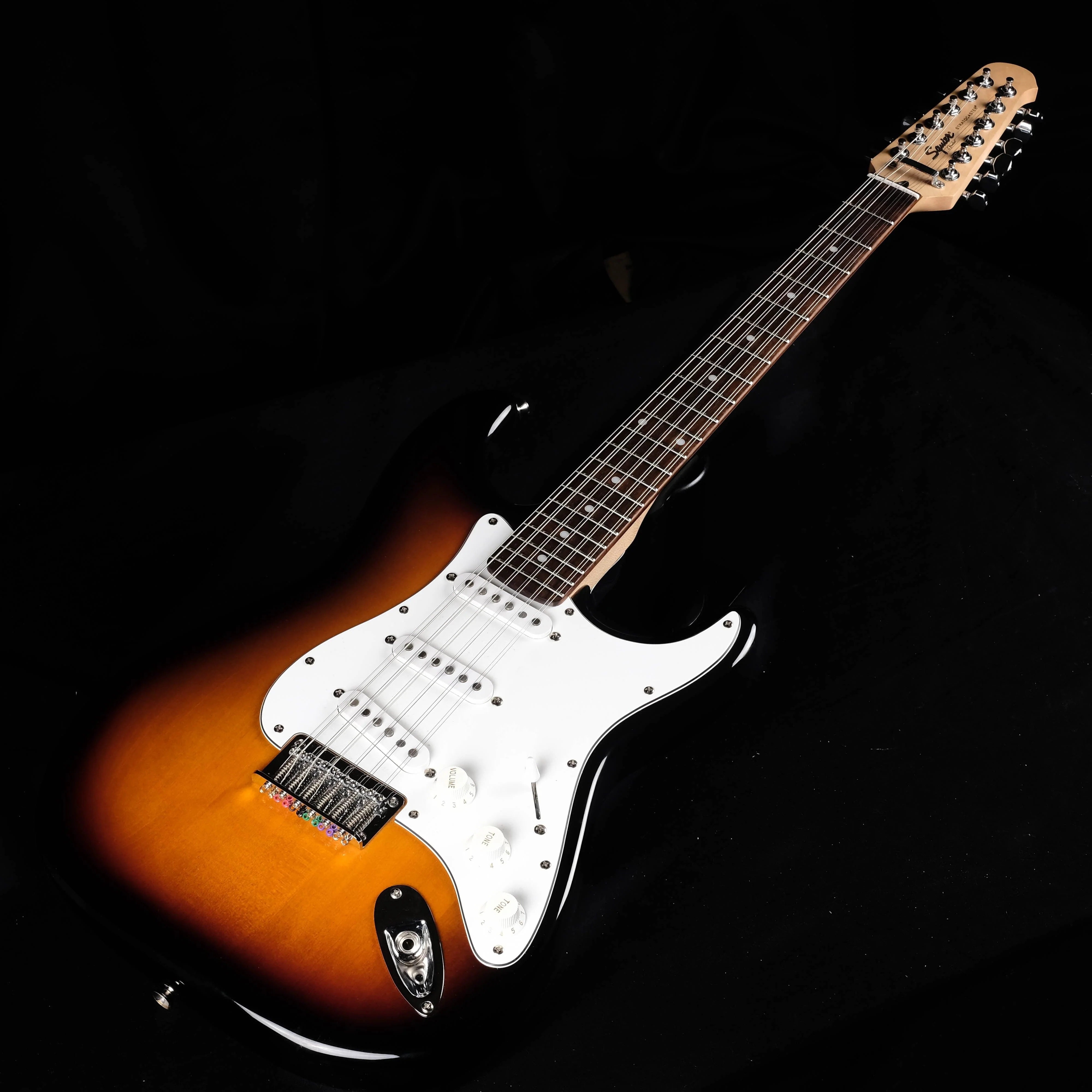 Used Fender Squier XII 12 String Stratocaster Sunburst Electric Guitar Prototype - Image 3