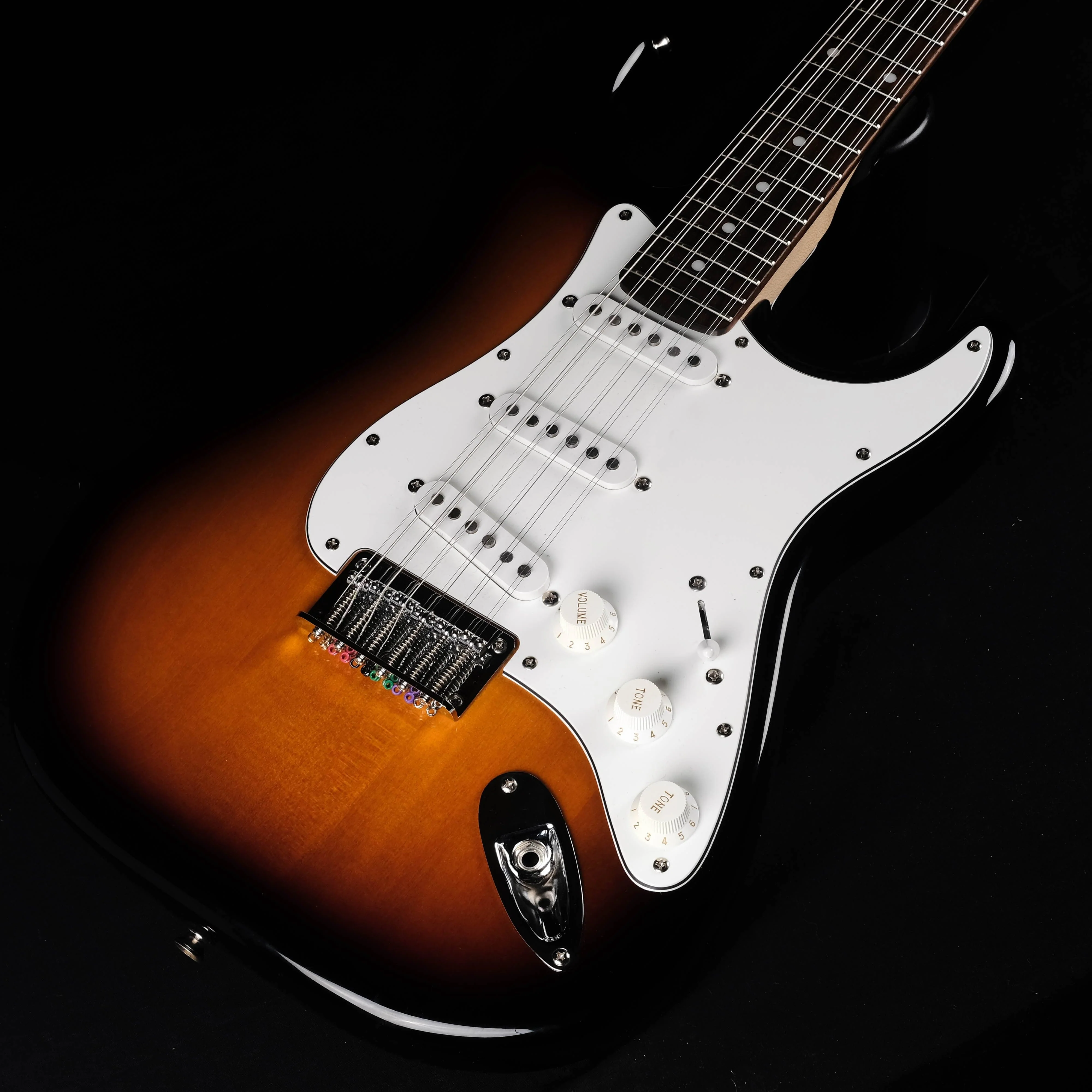 Used Fender Squier XII 12 String Stratocaster Sunburst Electric Guitar Prototype - Image 4