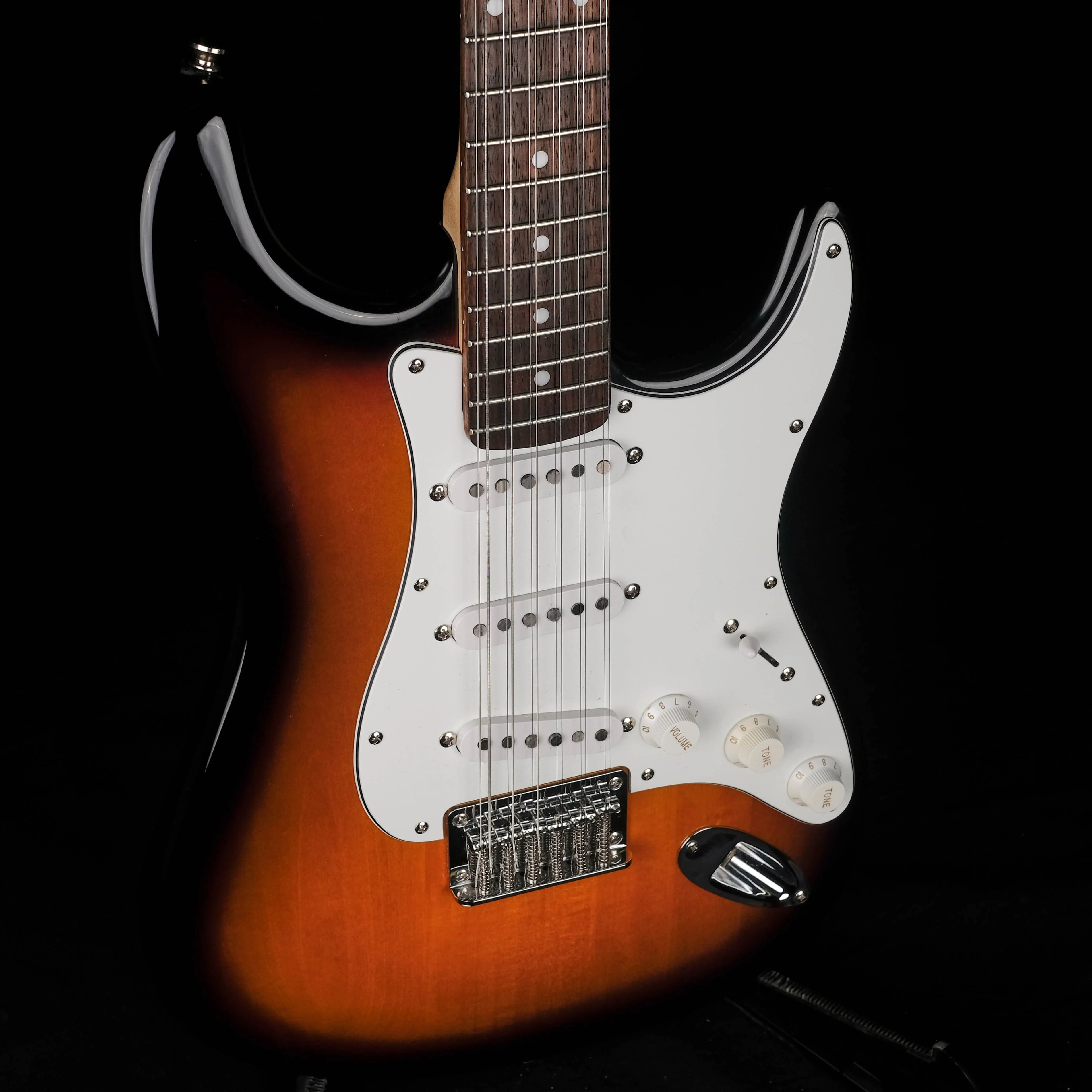 Used Fender Squier XII 12 String Stratocaster Sunburst Electric Guitar Prototype - Image 5