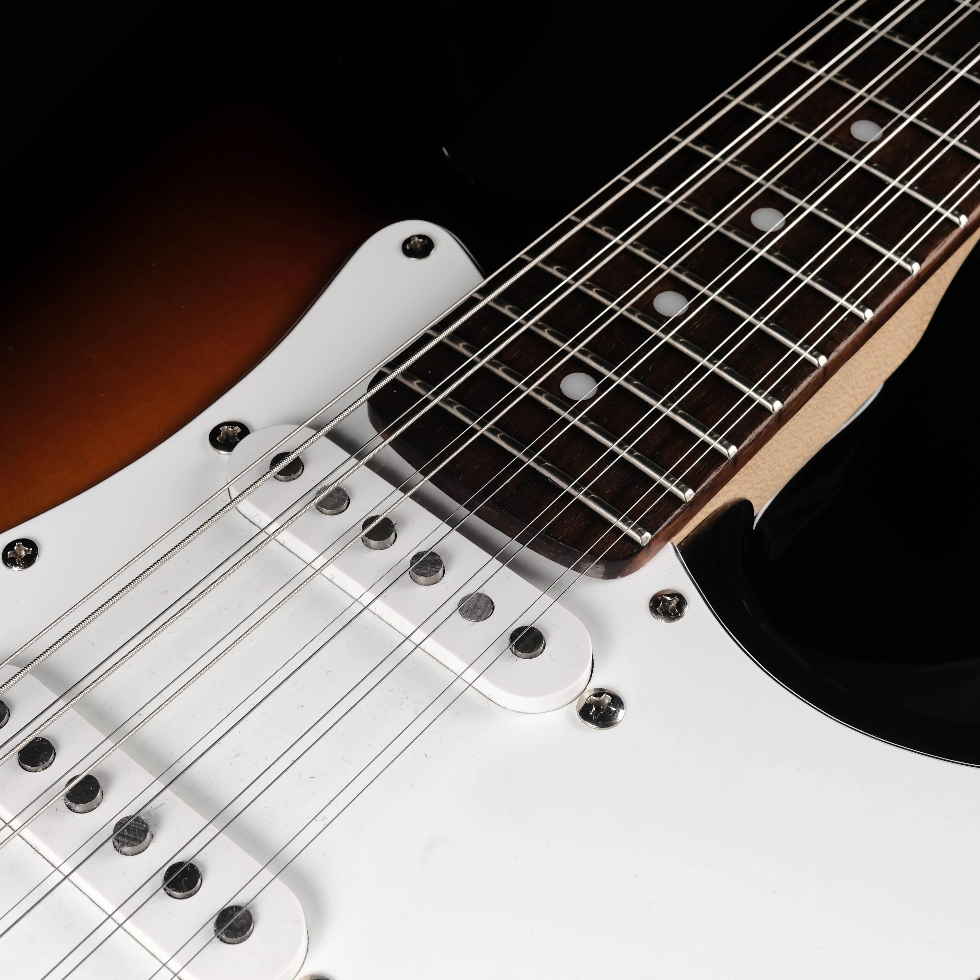 Used Fender Squier XII 12 String Stratocaster Sunburst Electric Guitar Prototype - Image 7