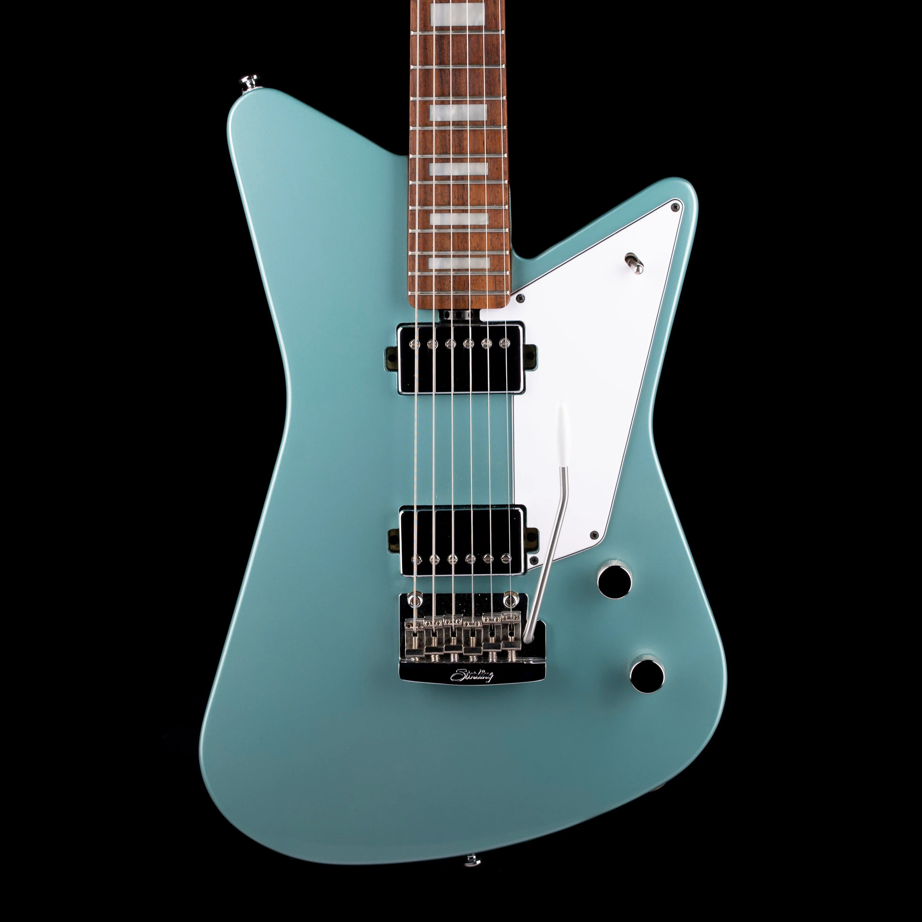 Used Sterling by Music Man Mariposa Dorado Green Electric Guitar