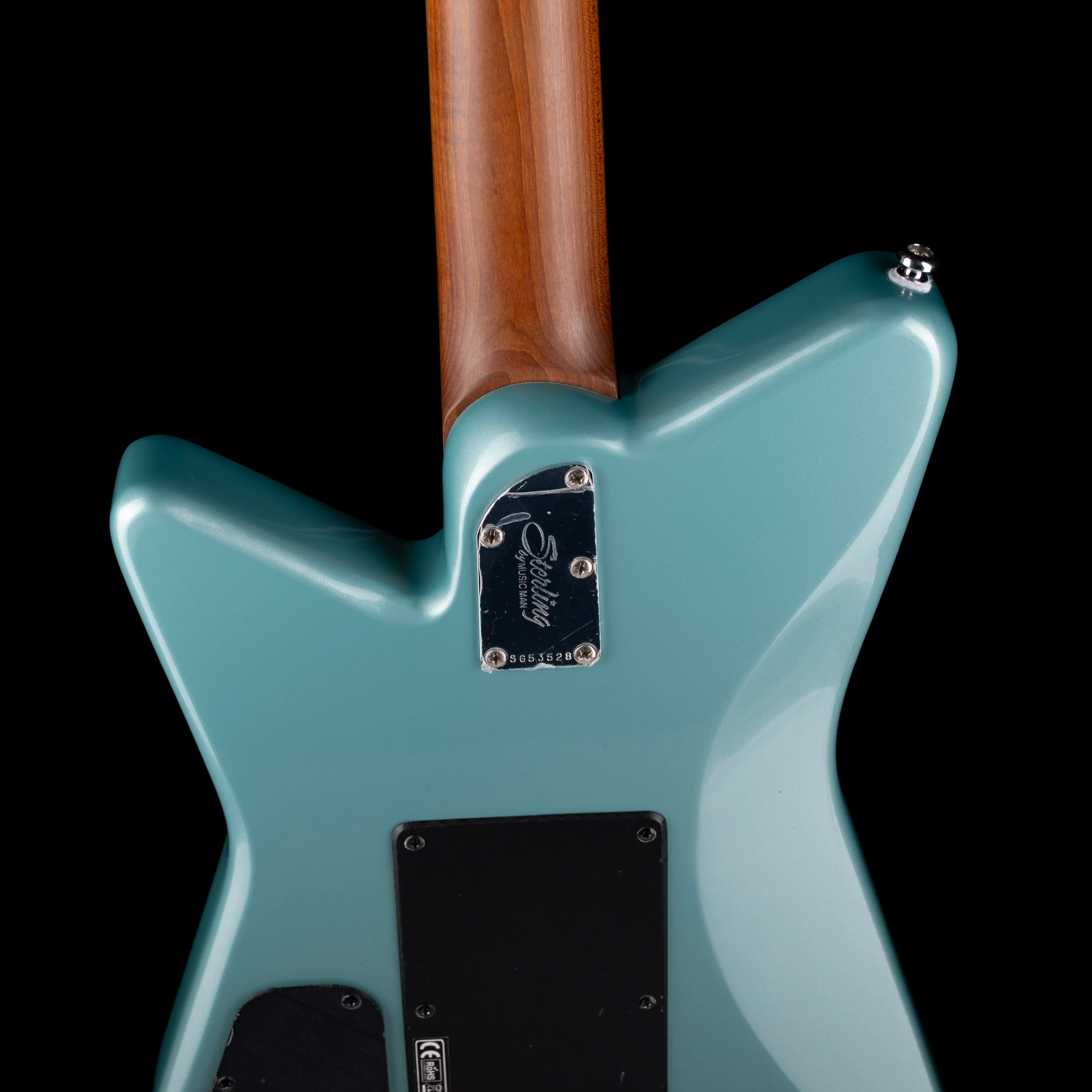 Used Sterling by Music Man Mariposa Dorado Green Electric Guitar - Image 11