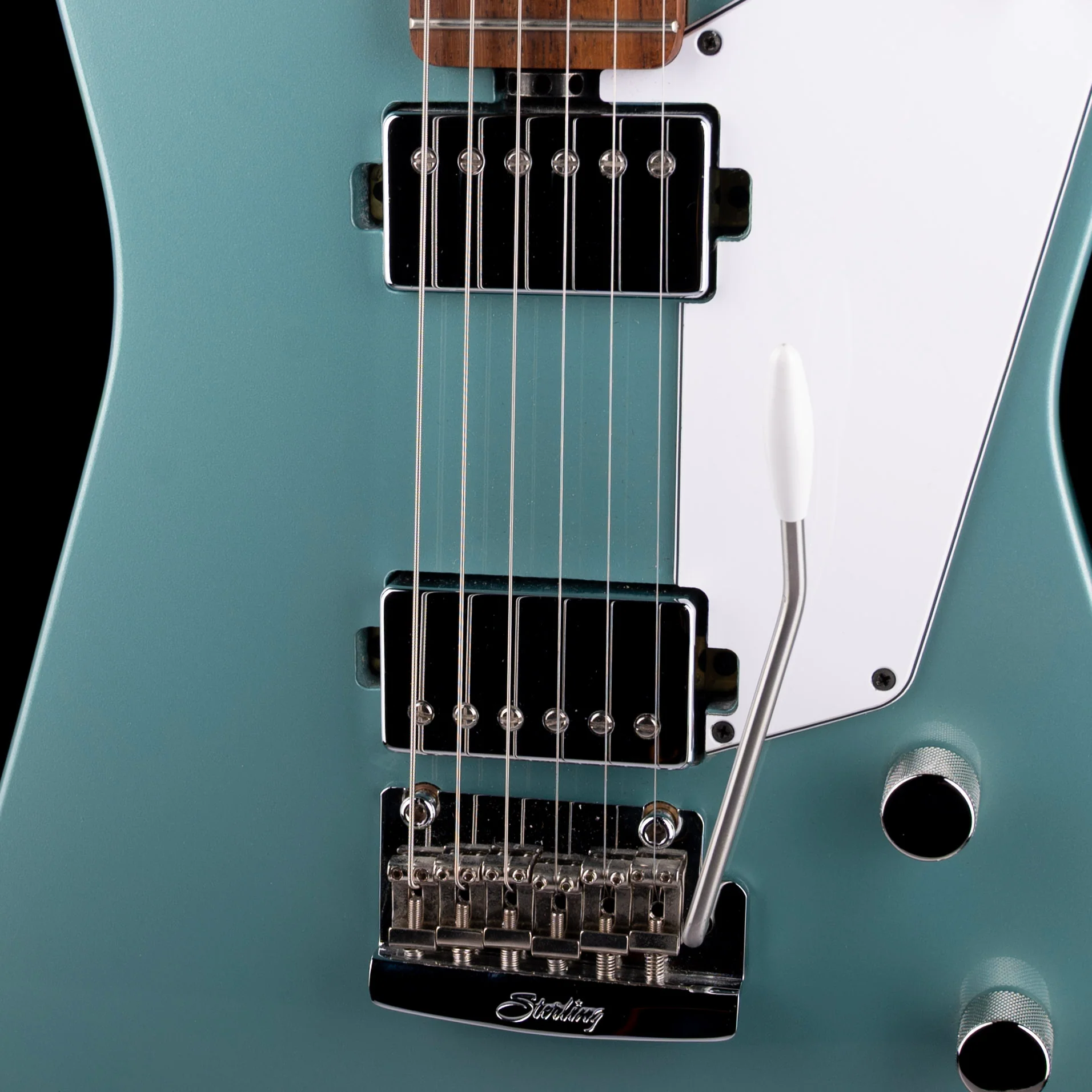 Used Sterling by Music Man Mariposa Dorado Green Electric Guitar - Image 4