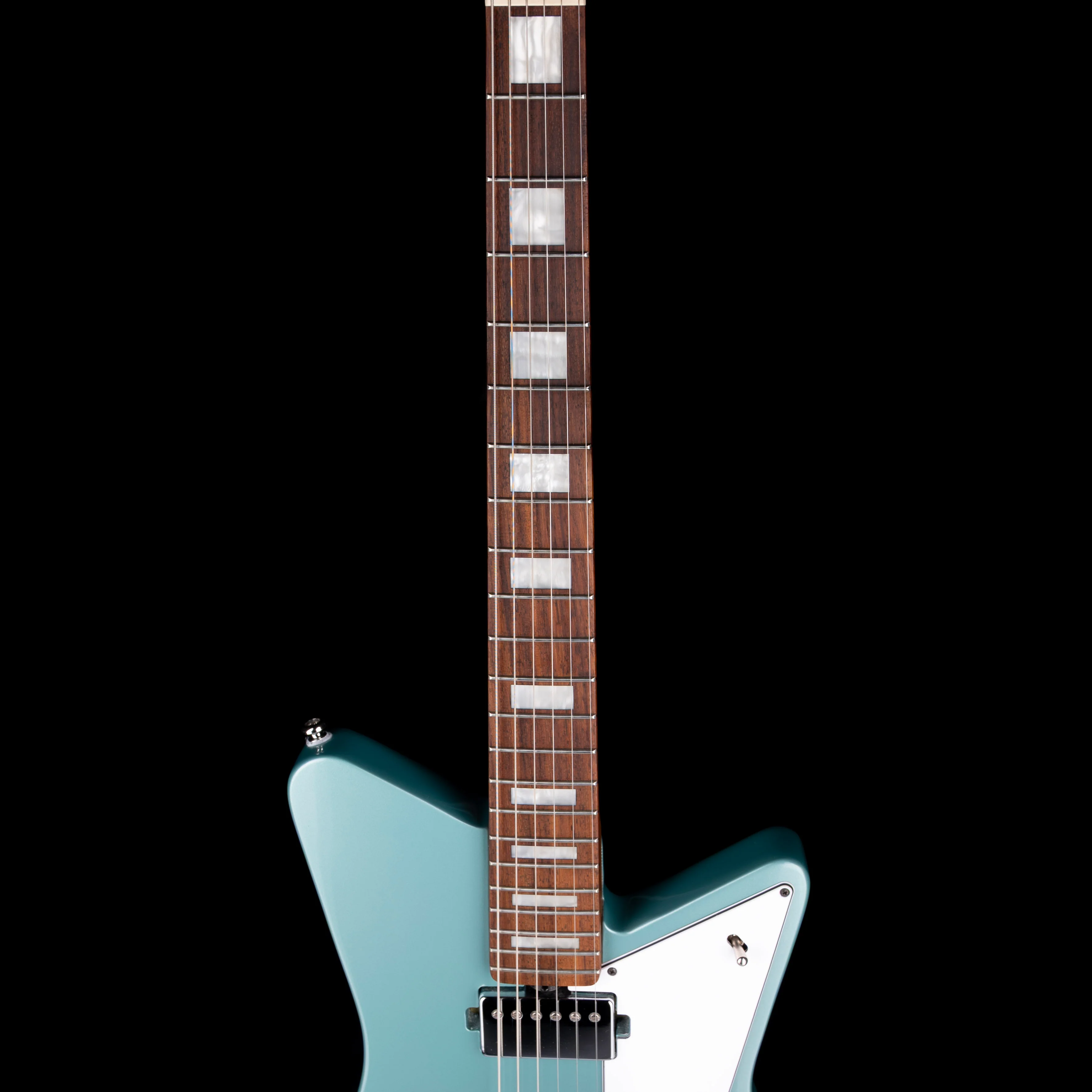 Used Sterling by Music Man Mariposa Dorado Green Electric Guitar - Image 7