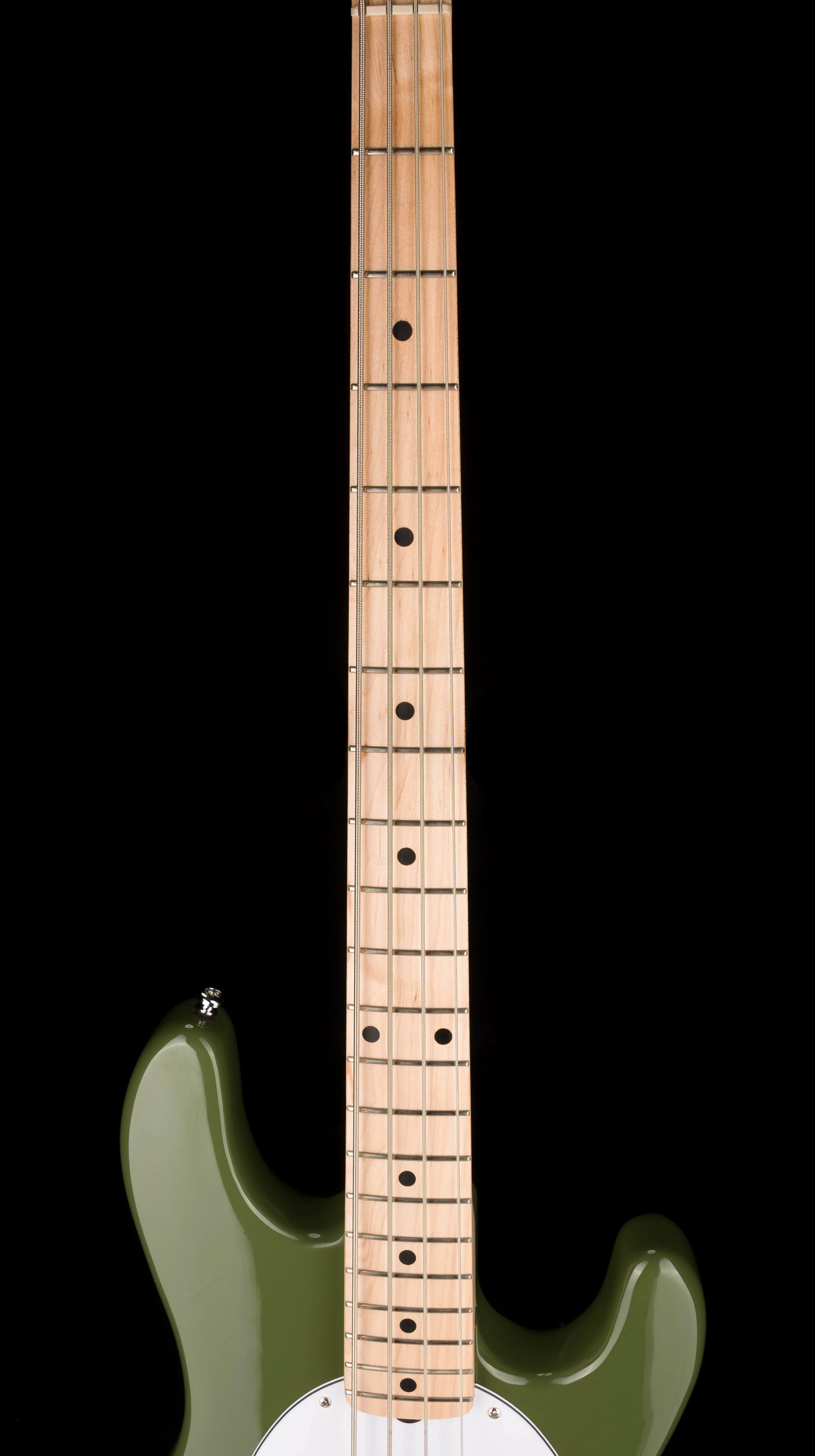 Used Sterling by Music Man SUB Series StingRay HH Bass Olive - Image 11