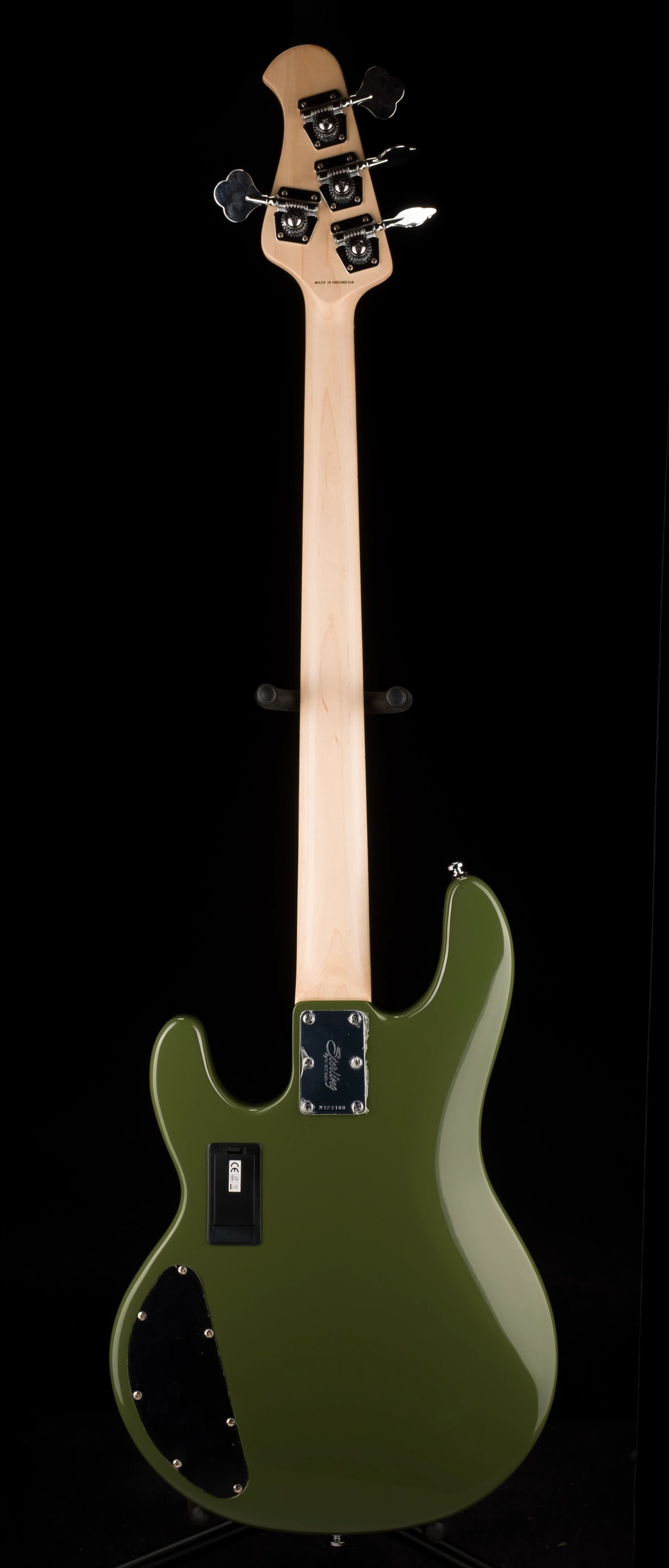 Used Sterling by Music Man SUB Series StingRay HH Bass Olive - Image 14