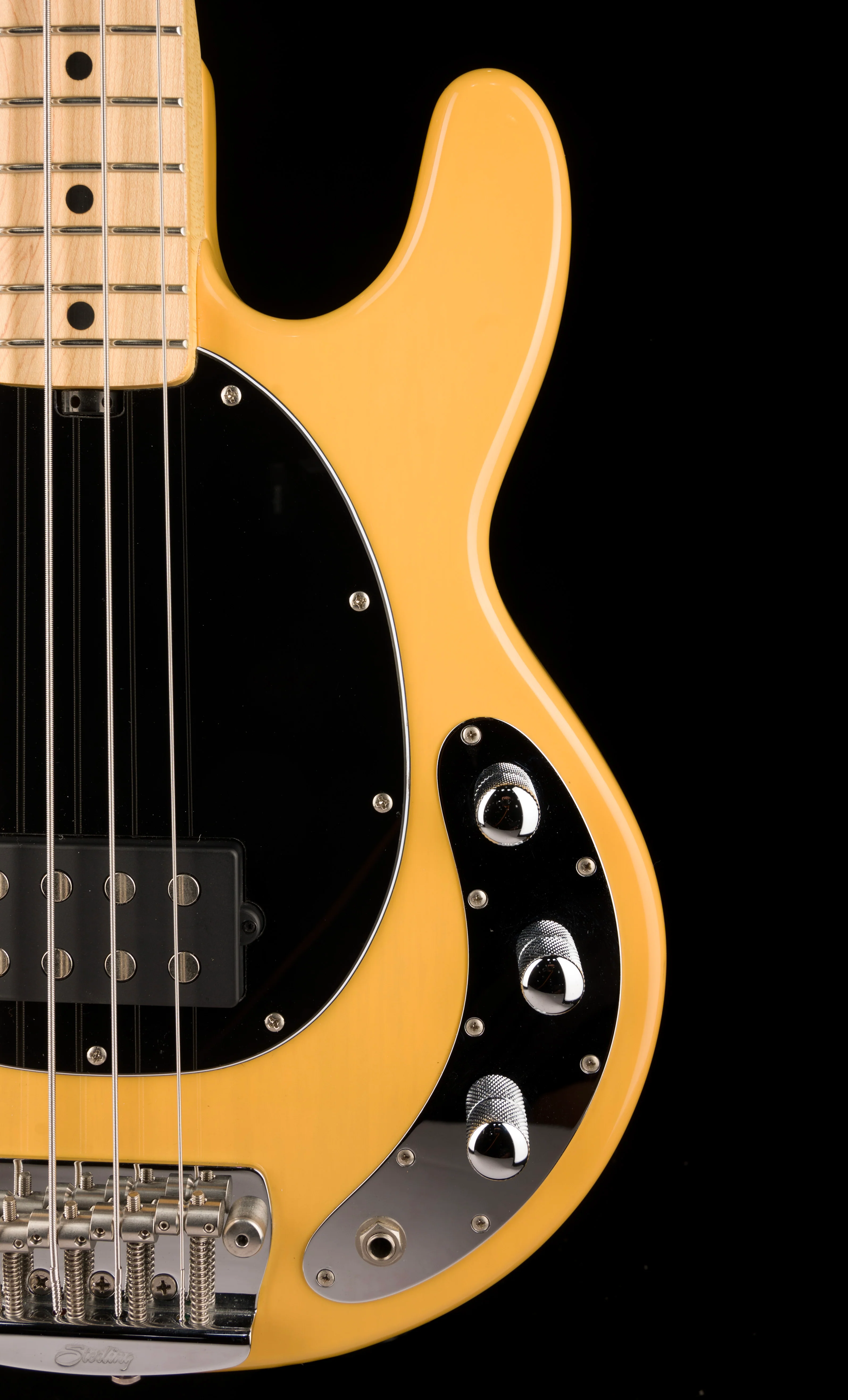 Used Sterling Music Man StingRay Classic RAY24 Butterscotch with Gig Bag - Image 9