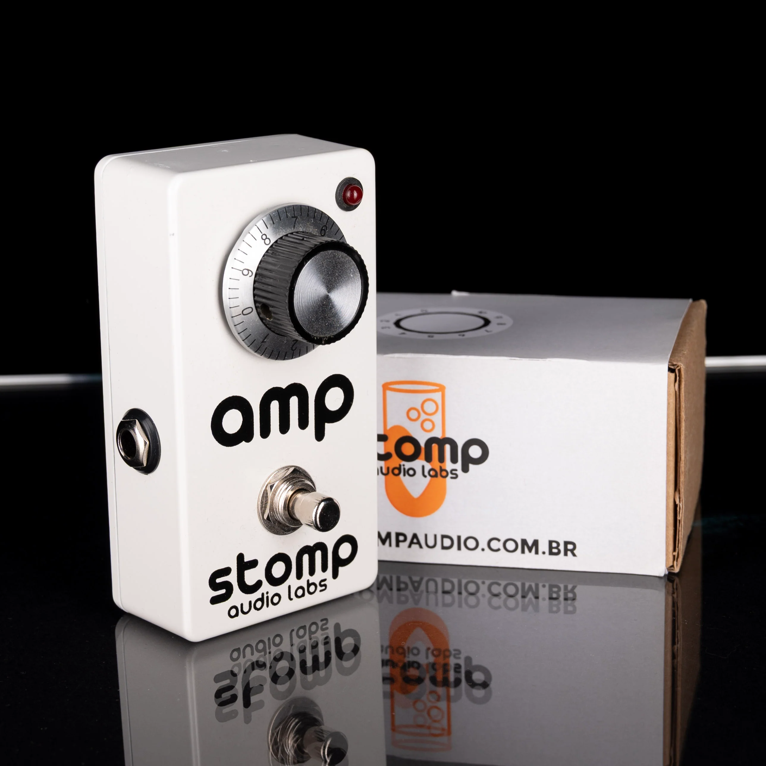 Used Stomp Audio Labs Amp Treble Booster Pedal with Box