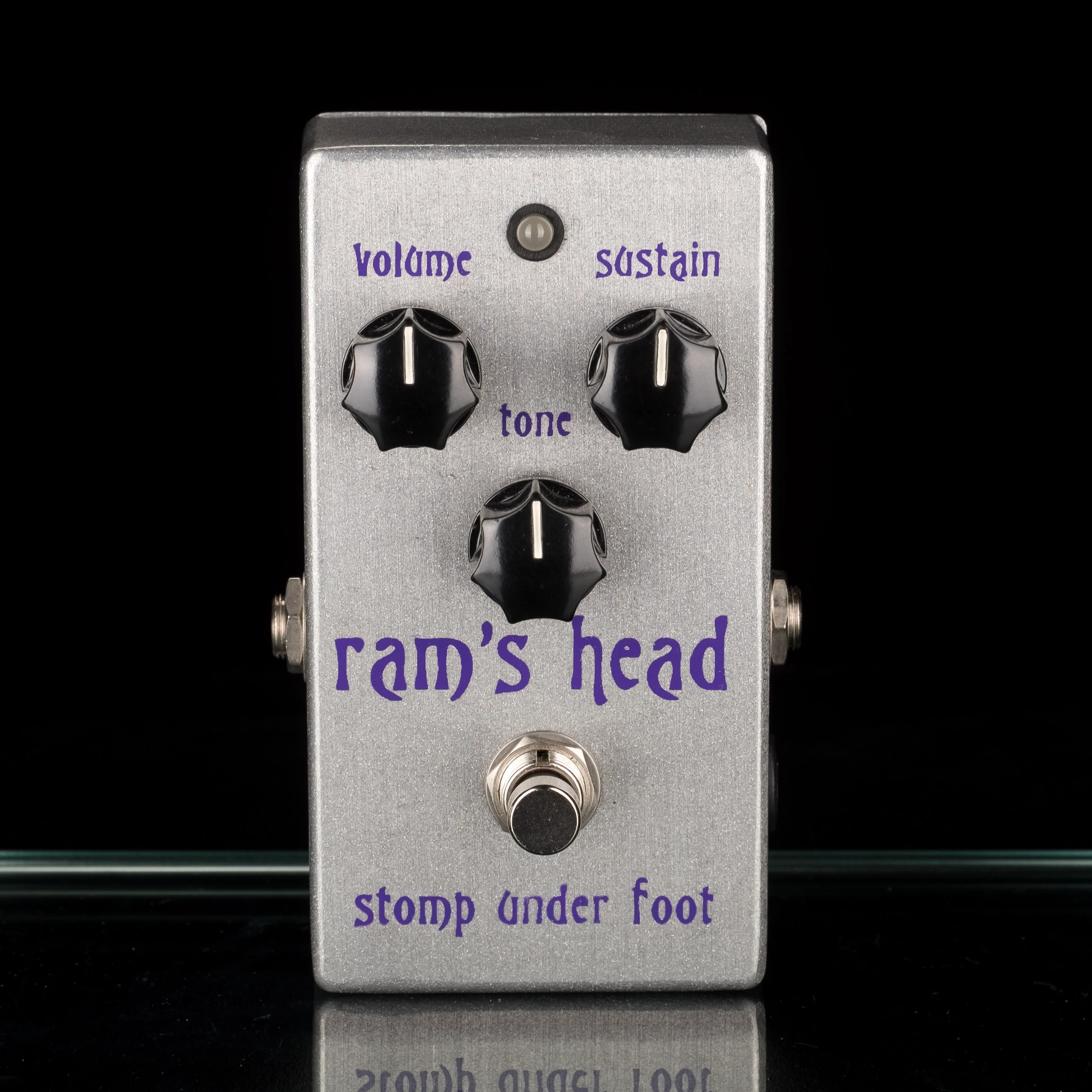 Used Stomp Under Foot Rams Head Fuzz Pedal With Box - Image 2