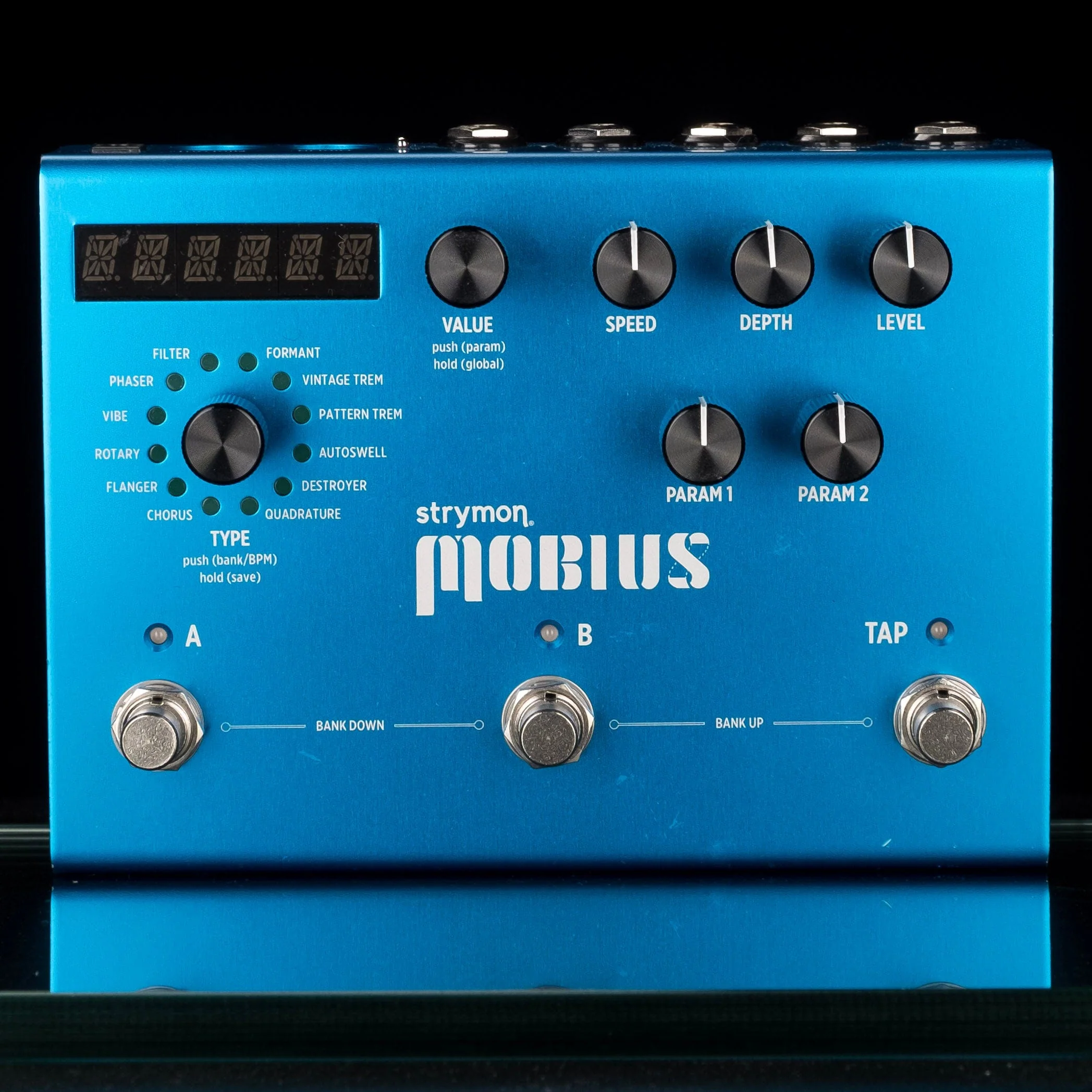 Used Strymon Mobius Multidimensional Modulation Guitar Effect Pedal