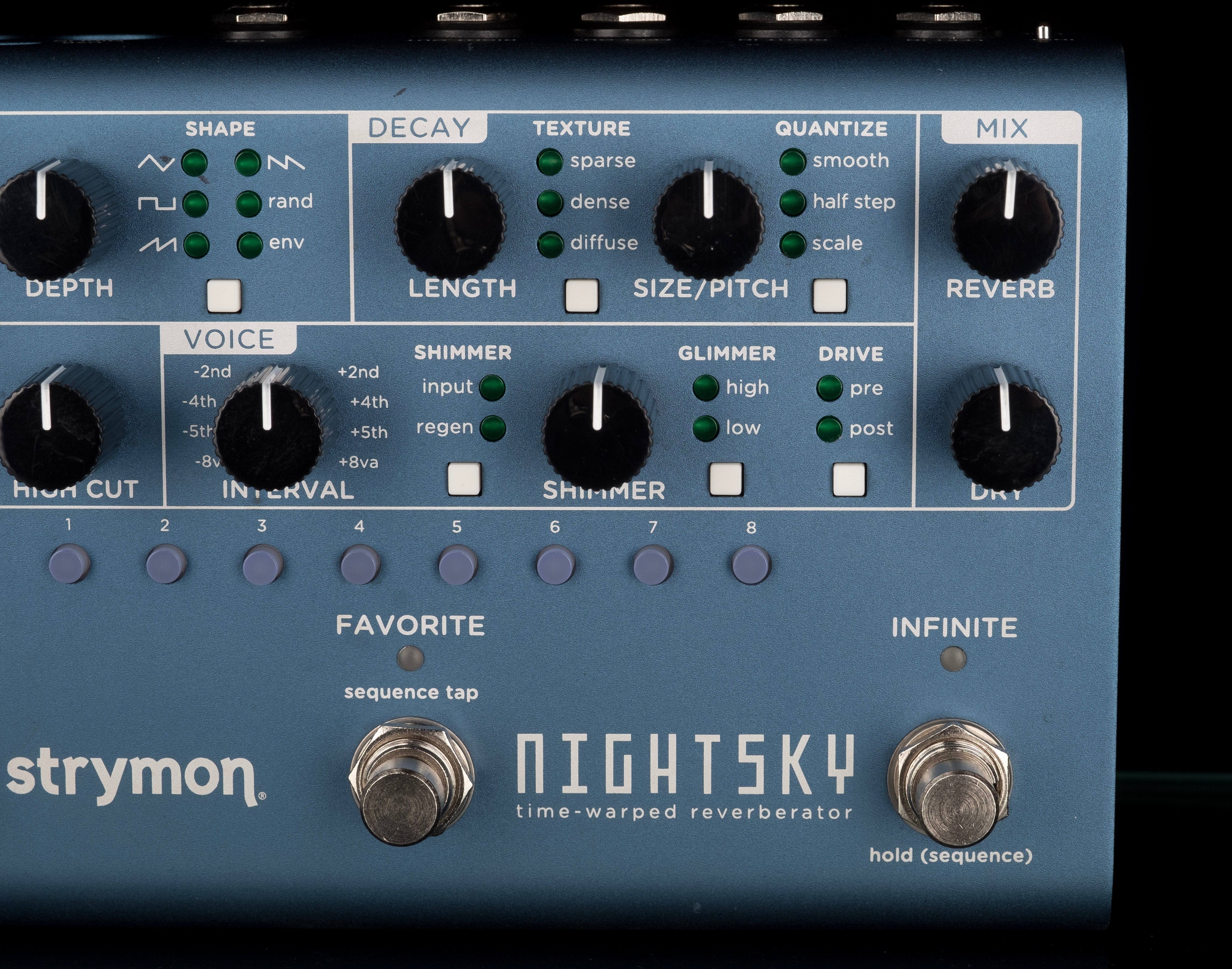 Used Strymon Nightsky Time-Warped Reverberator Pedal with Box - Image 4