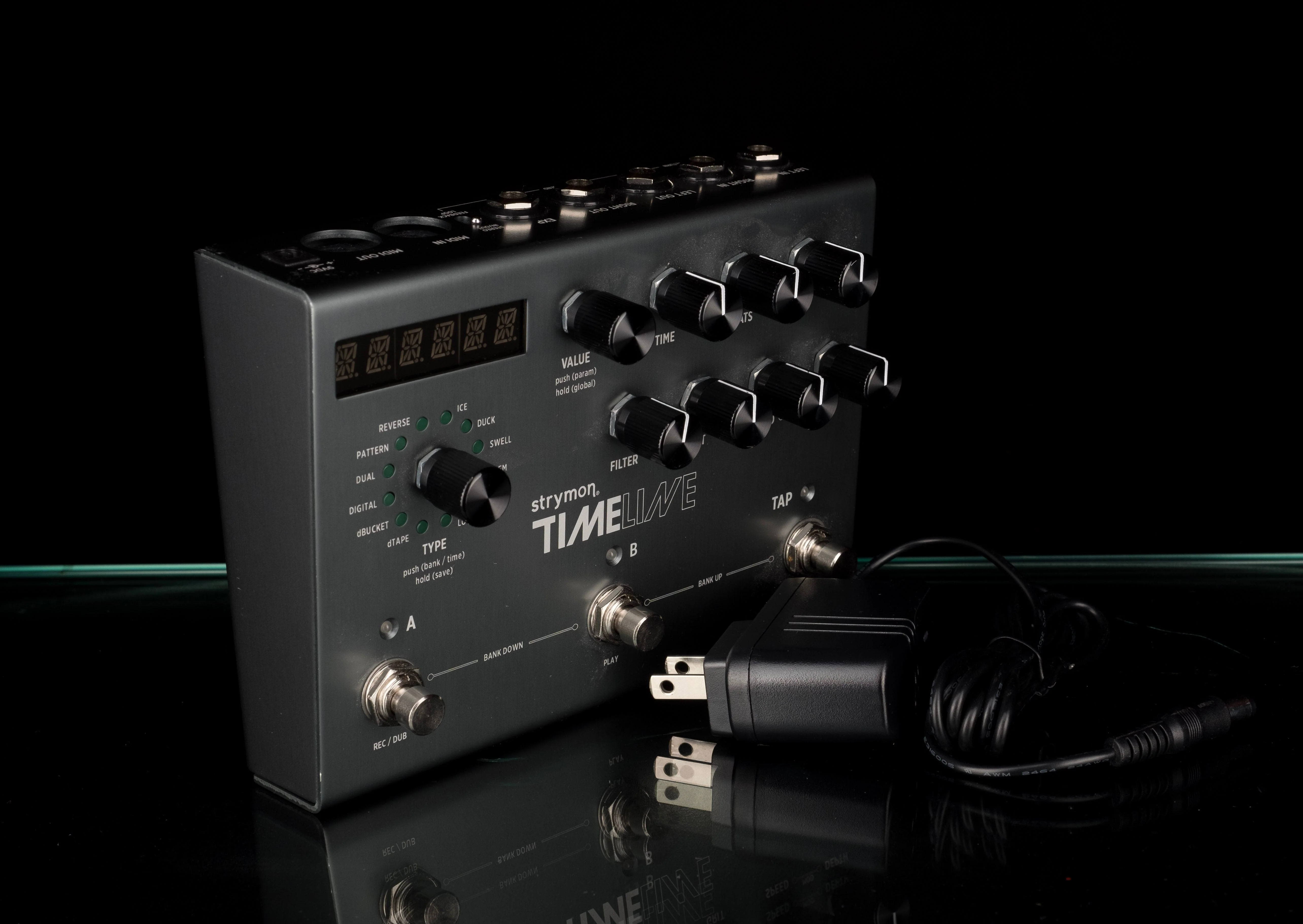 Used Strymon Timeline Delay Guitar Effect Pedal With Power Supply - Image 6