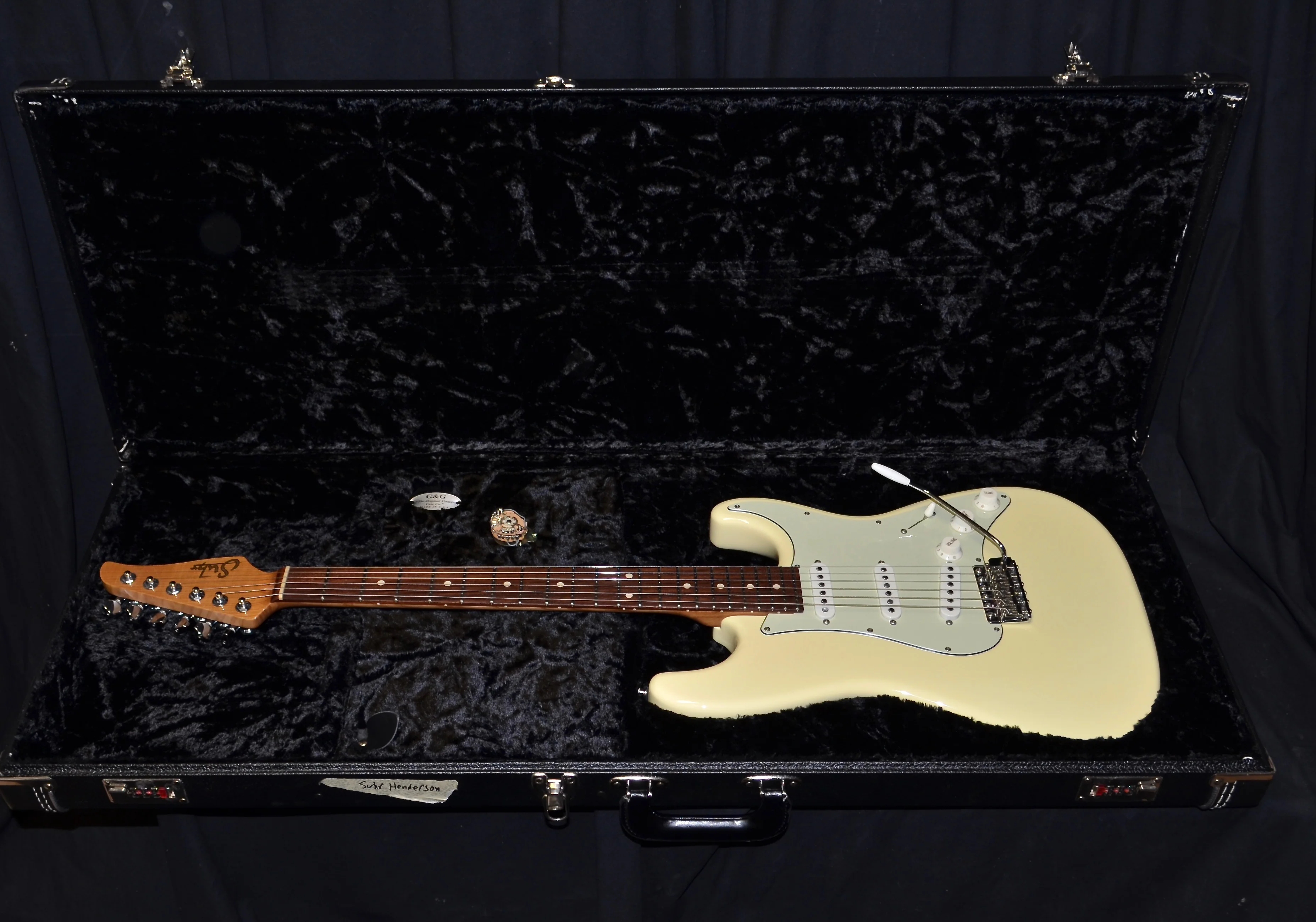 Pre Owned 2015 Suhr Classic Scott Henderson Spec Vintage White Electric Guitar W/ OHSC - Image 10