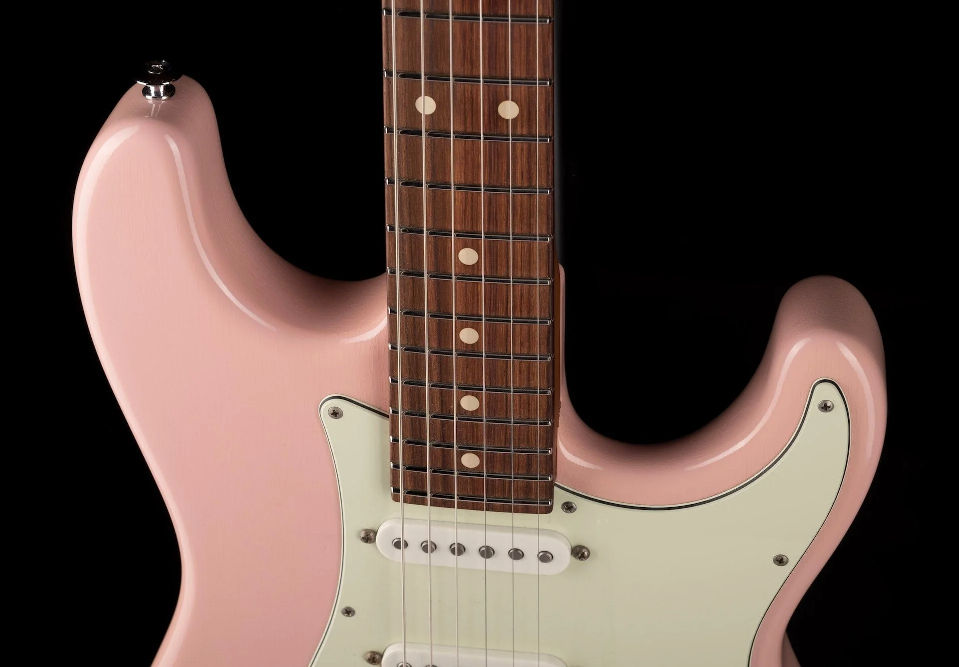Used Suhr Mateus Asato Signature Classic S Antique HSS Shell Pink with OHSC - Image 3