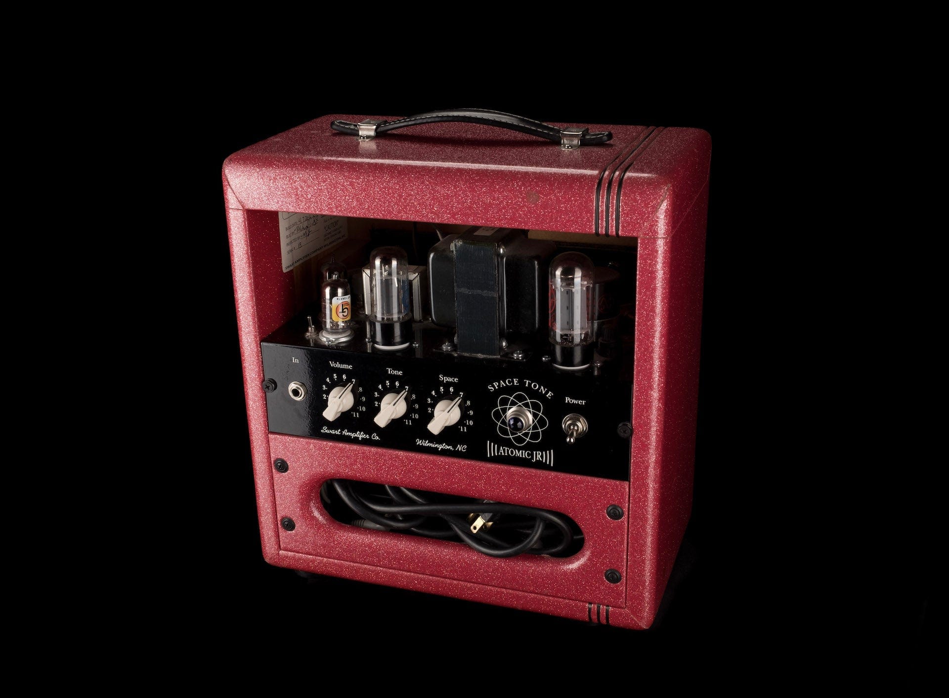 Used Swart Special Edition Space Tone Atomic Jr. Pink Sparkle Guitar Amp Combo - Image 10