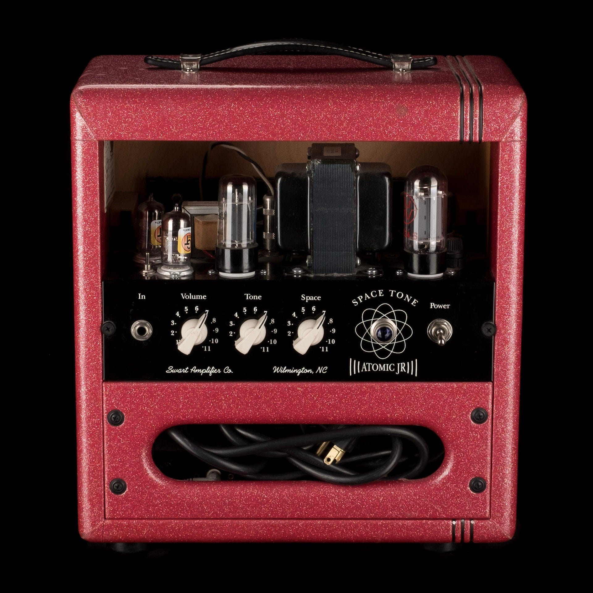 Used Swart Special Edition Space Tone Atomic Jr. Pink Sparkle Guitar Amp Combo - Image 6