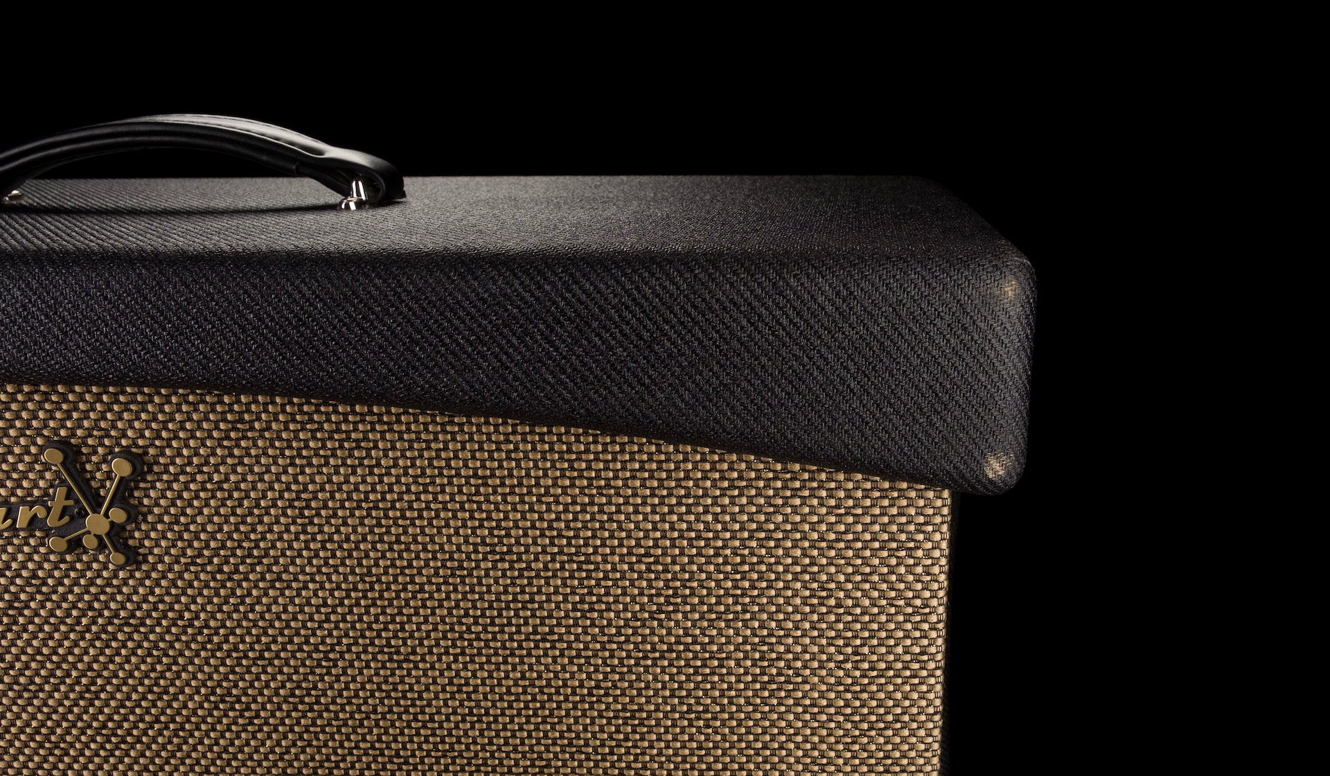 Used Swart Stereo 2x12" Creamback Speakers Dark Tweed Guitar Amp Cabinet - Image 3