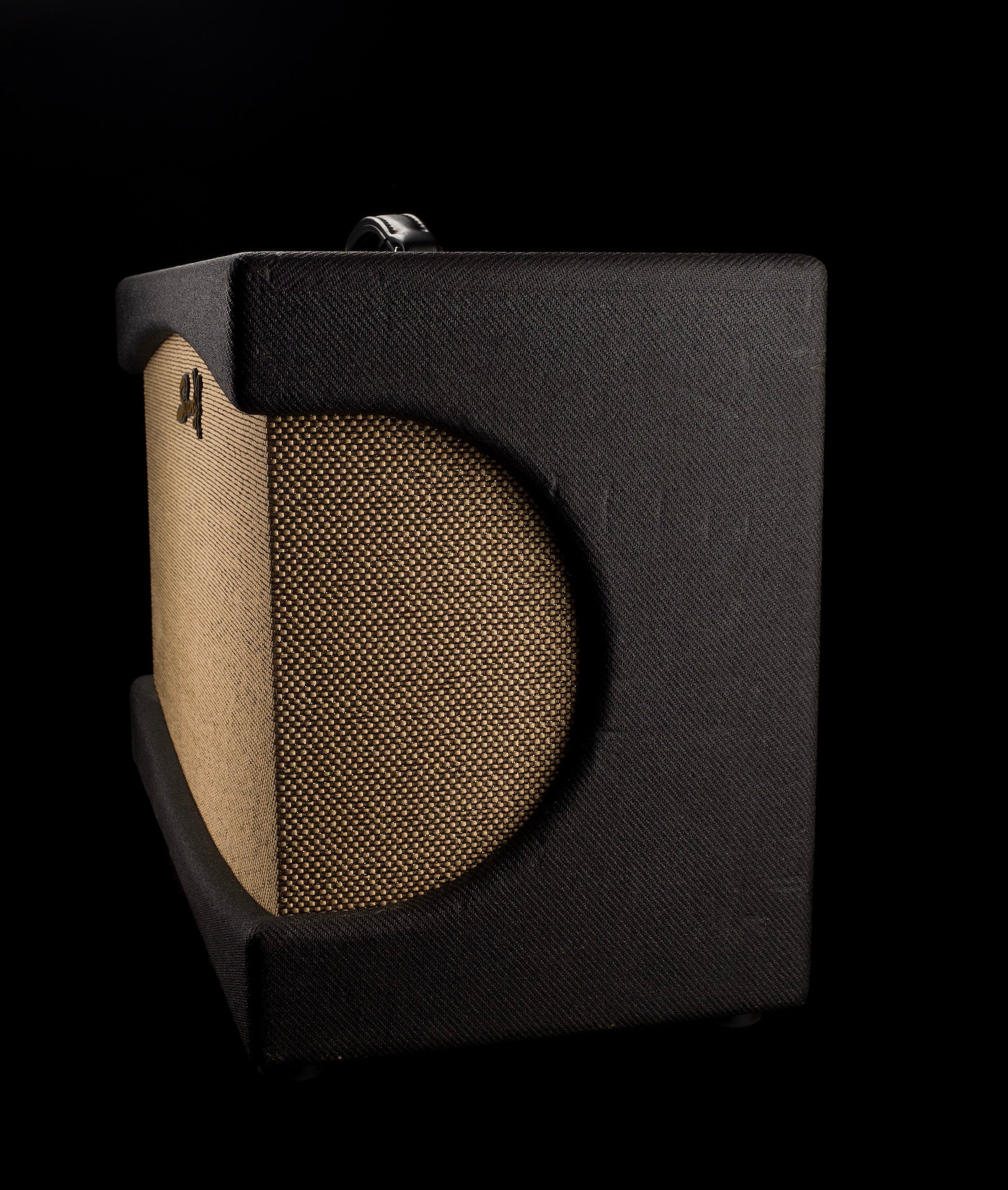 Used Swart Stereo 2x12" Creamback Speakers Dark Tweed Guitar Amp Cabinet - Image 5