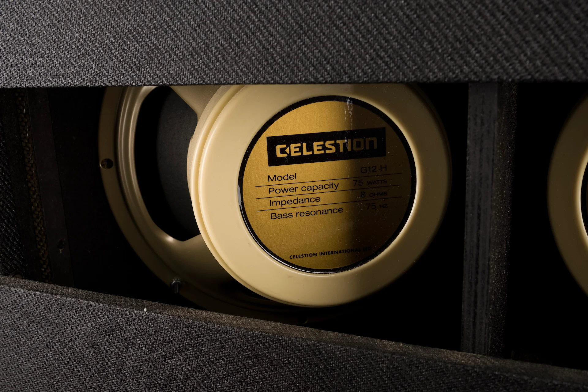 Used Swart Stereo 2x12" Creamback Speakers Dark Tweed Guitar Amp Cabinet - Image 8