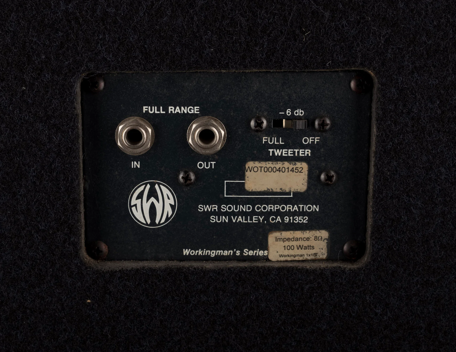 Used SWR WorkingMan's 1x10T Bass Amp Cabinet - Image 7