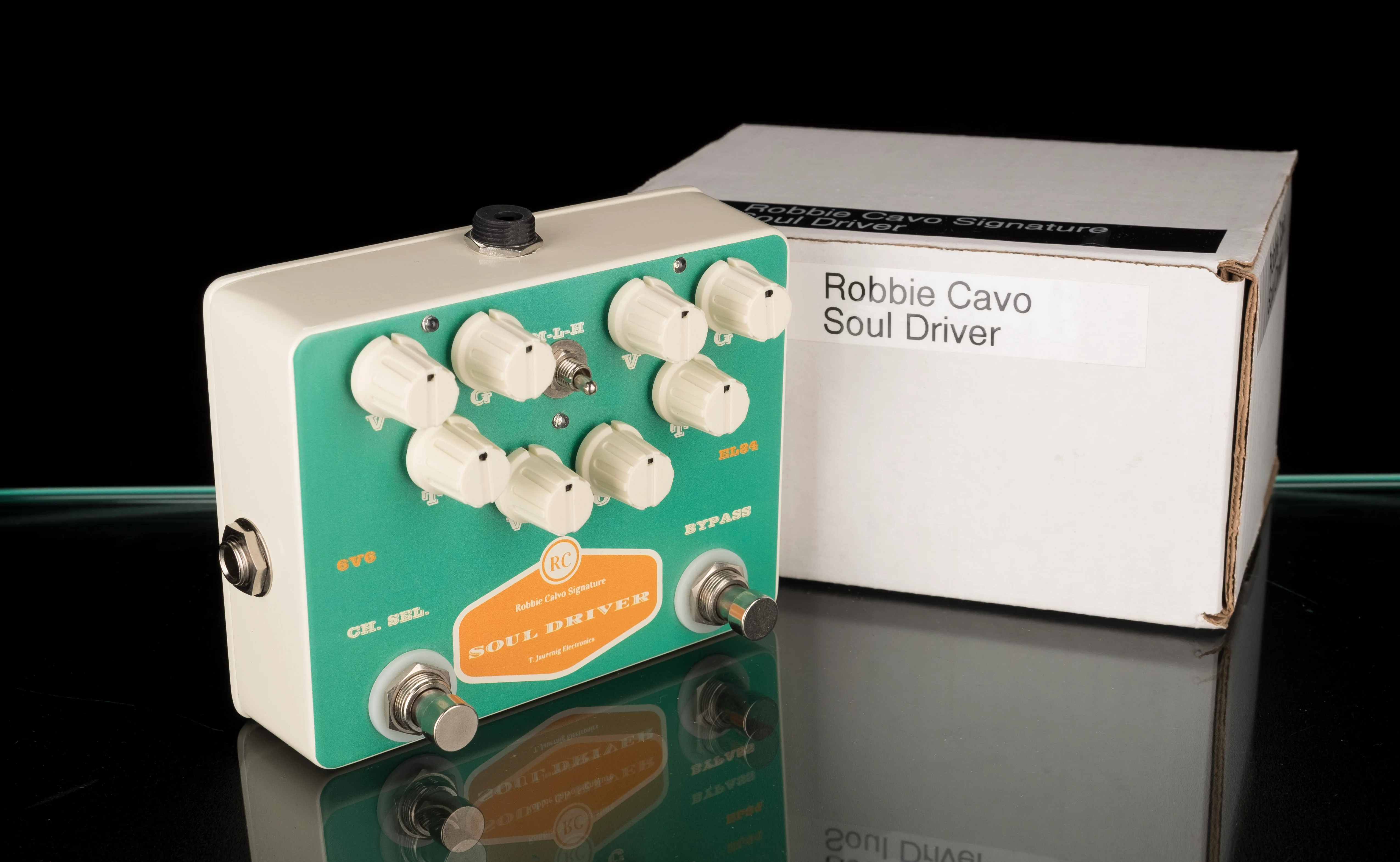 Used T. Jaurnig Robbie Calvo Signature - Soul Driver Overdrive Pedal With Box